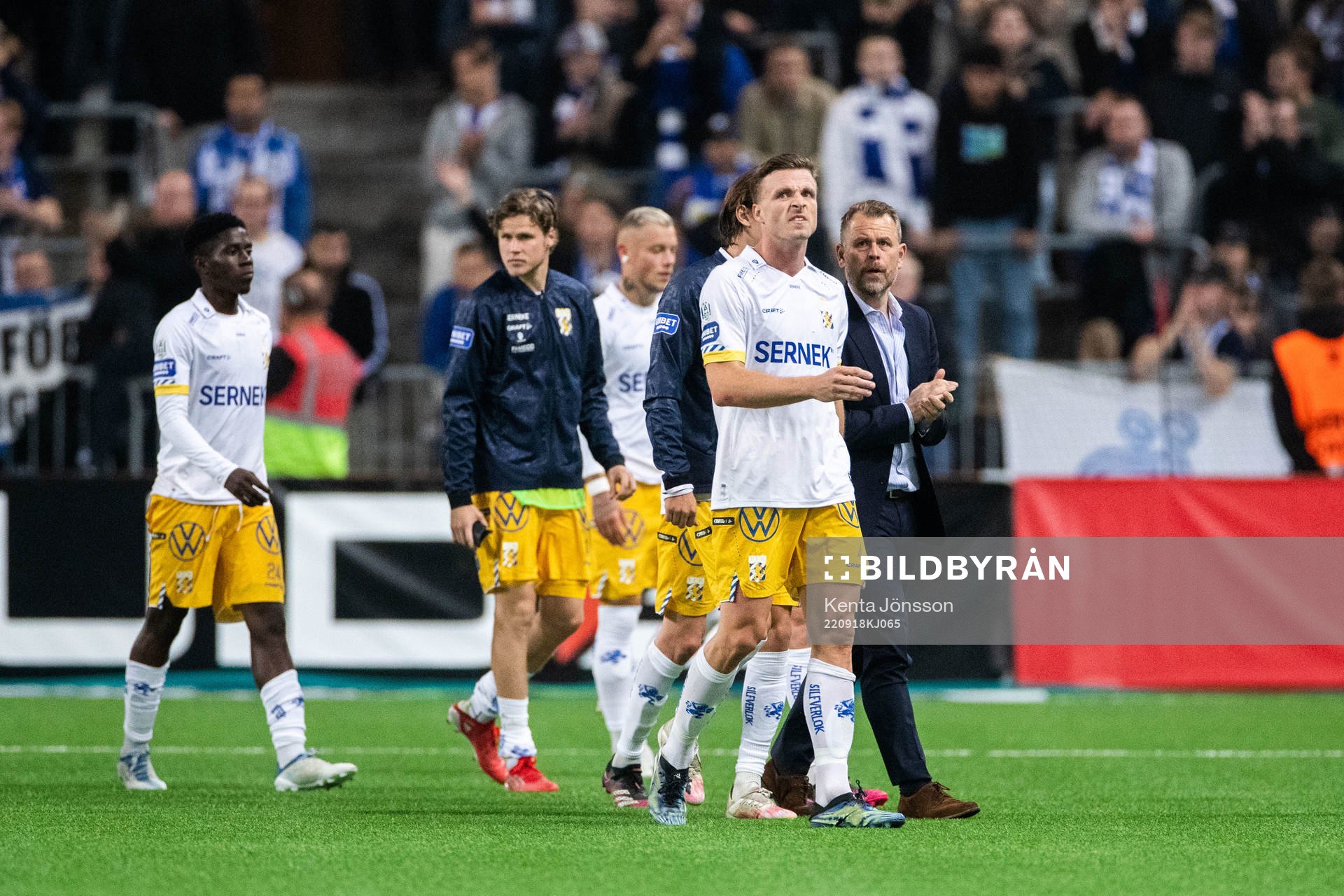 IFK Göteborgs Carl Johansson och tränare Mikael Stahre
