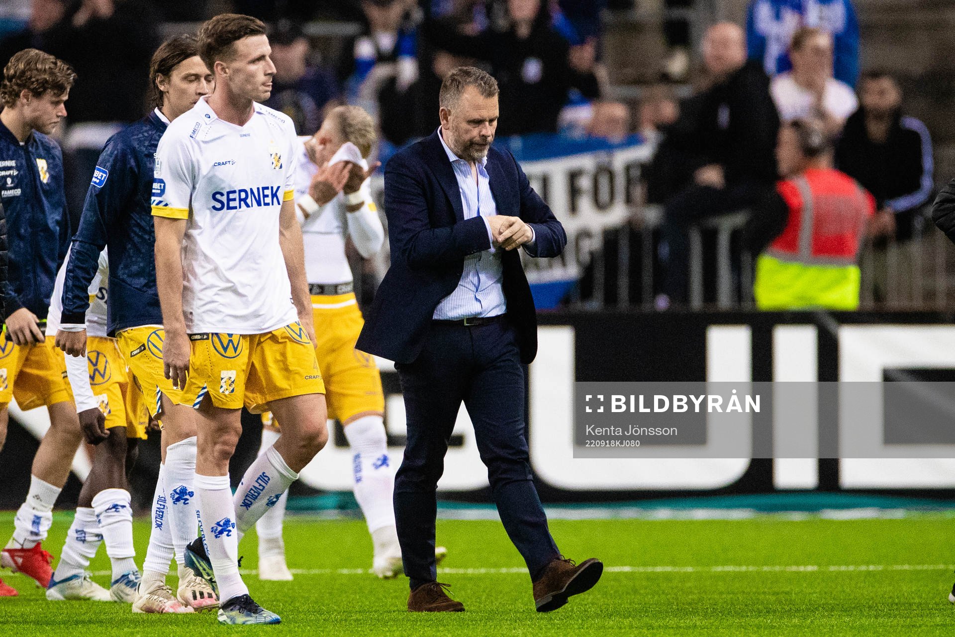 IFK Göteborgs tränare Mikael Stahre deppar