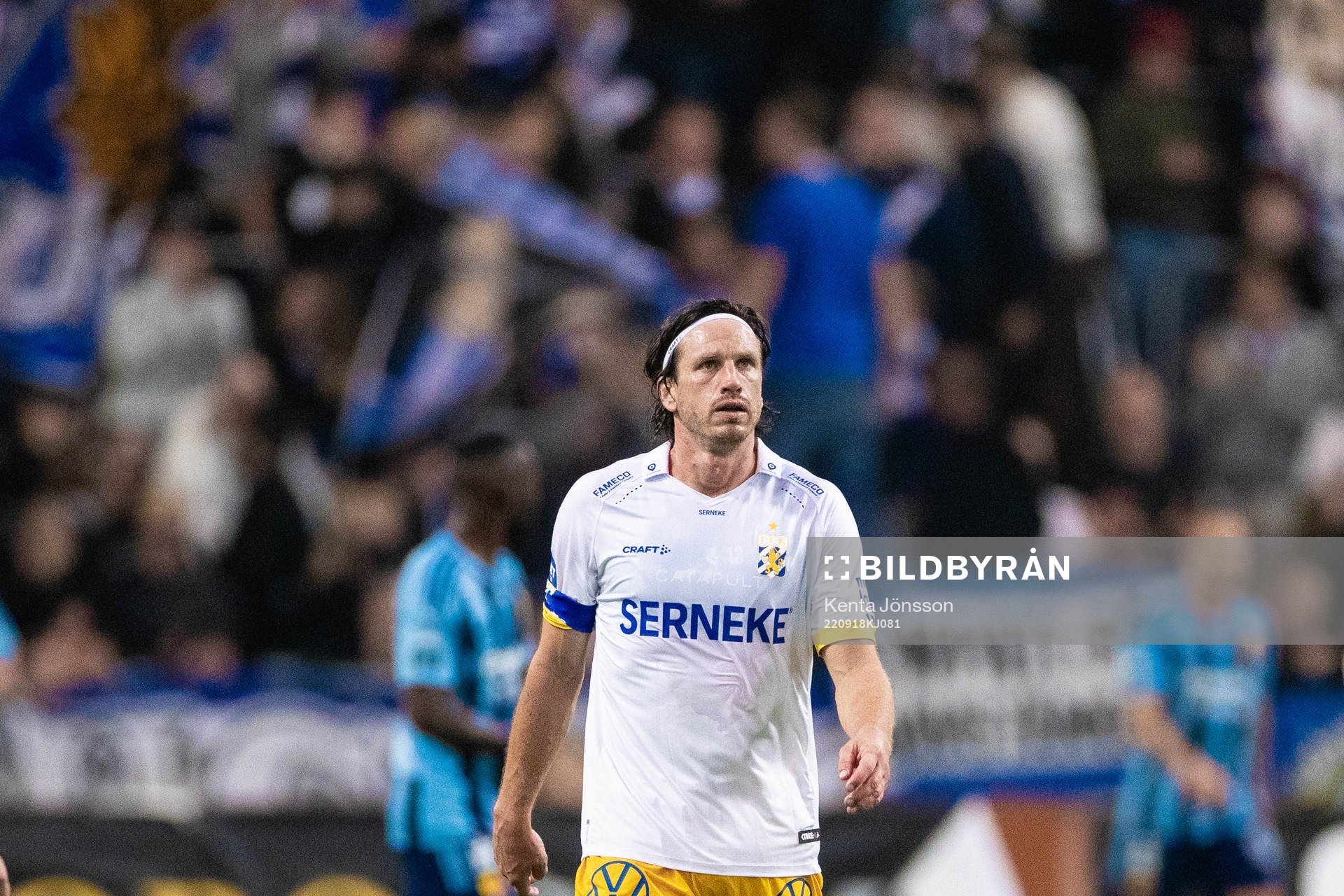 IFK Göteborgs Gustav Svensson deppar