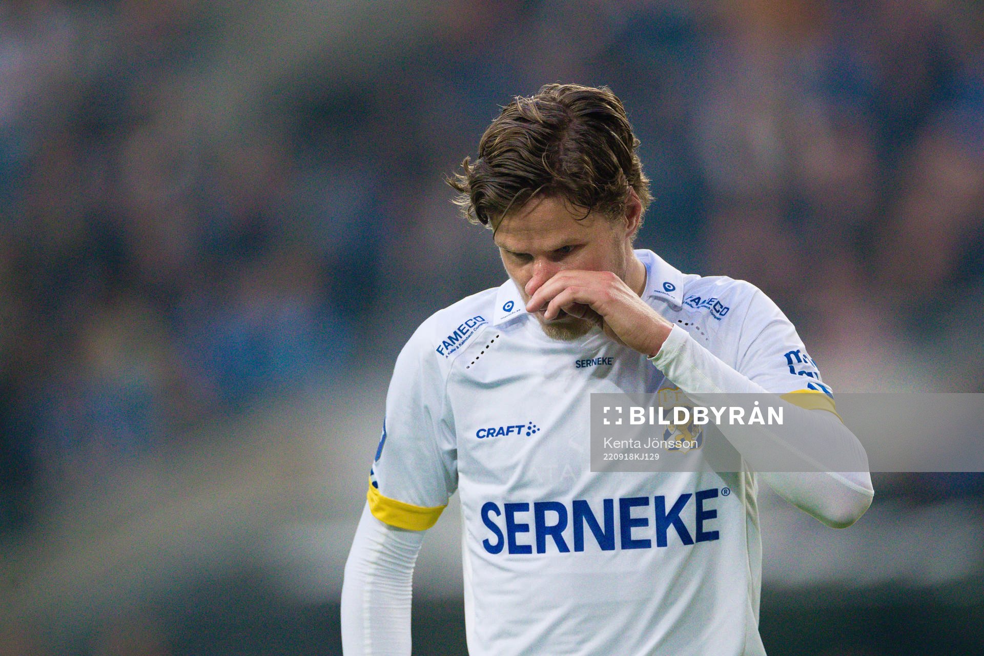 IFK Göteborgs Gustaf Norlin deppar