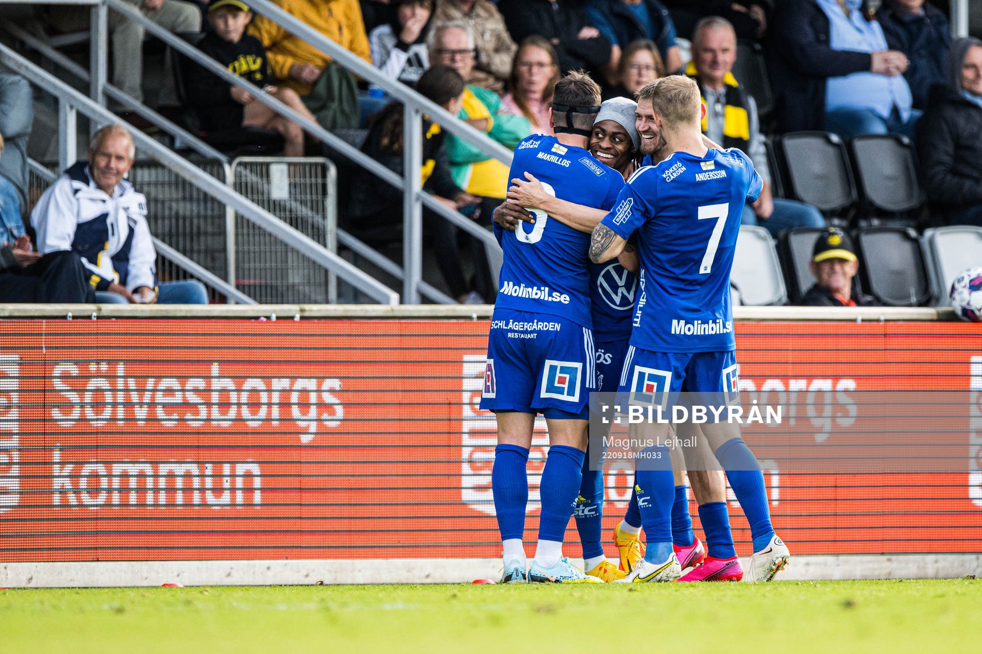 Sundsvalls Ronaldo Damus jublar