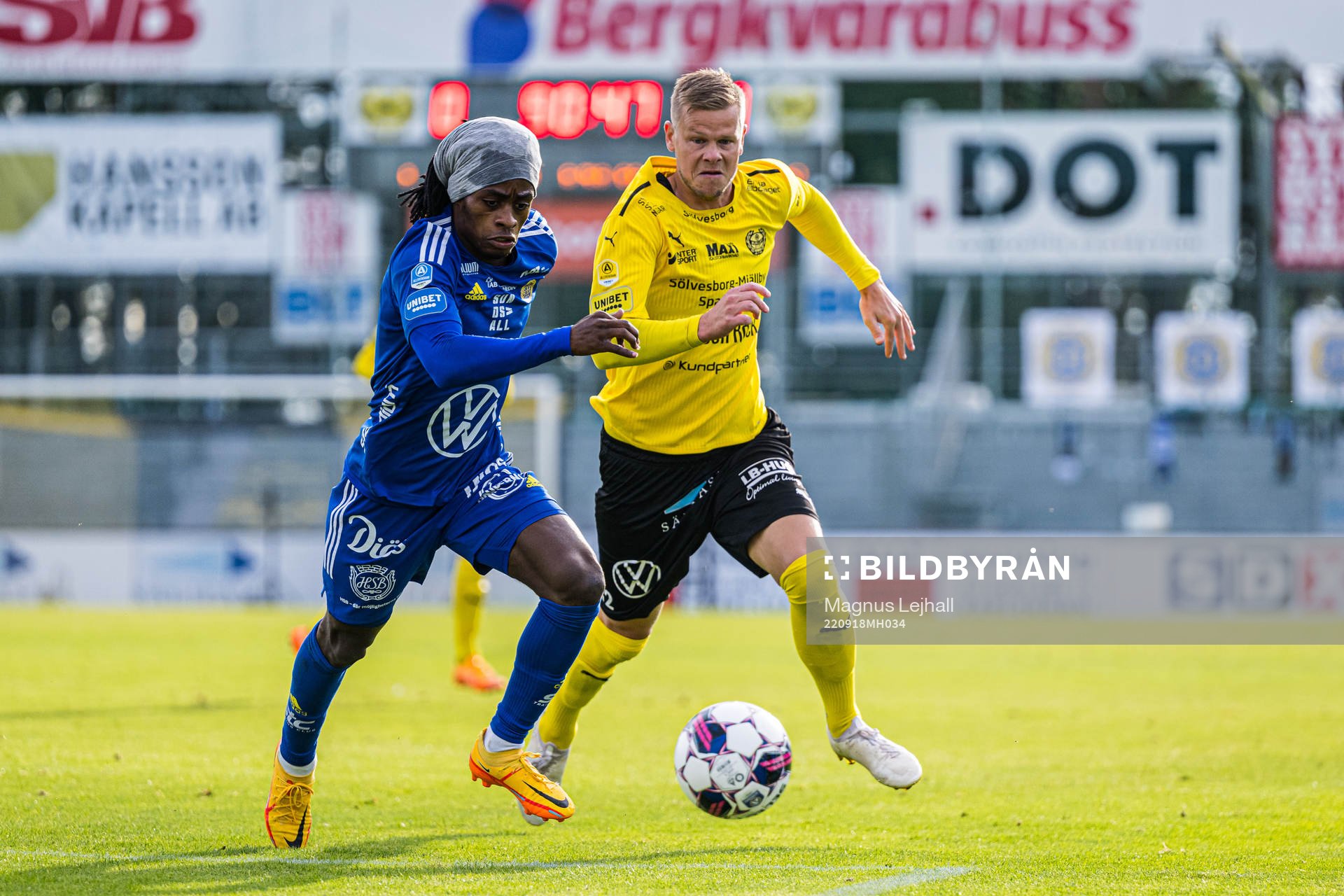 Sundsvalls Ronaldo Damus och Mjällbys David Löfquist