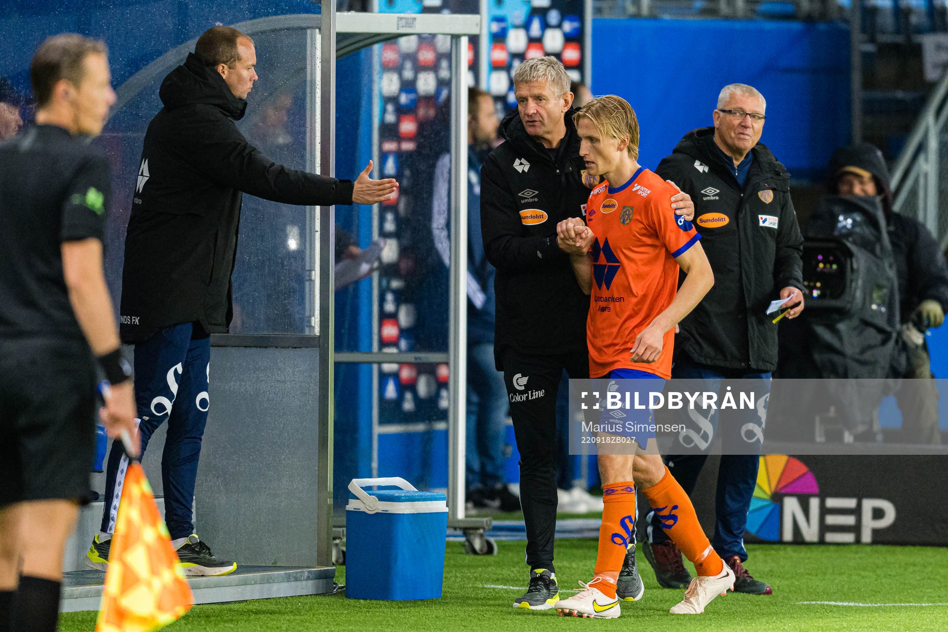 Lars Arne Nilsen, head coach of Aalesund, and Erlend