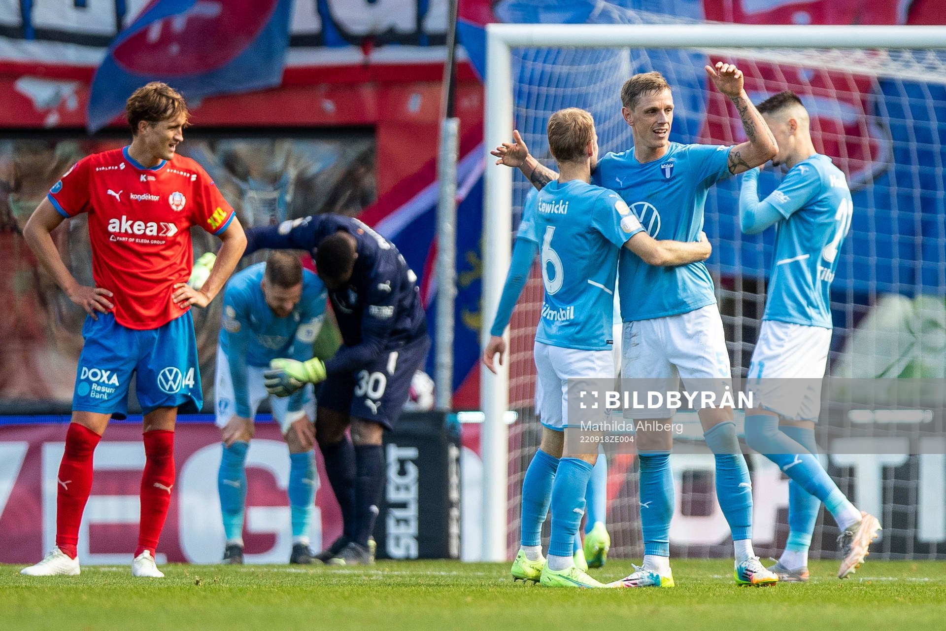 Helsingborgs Thomas Rogne deppar och Malmö FFs Oscar
