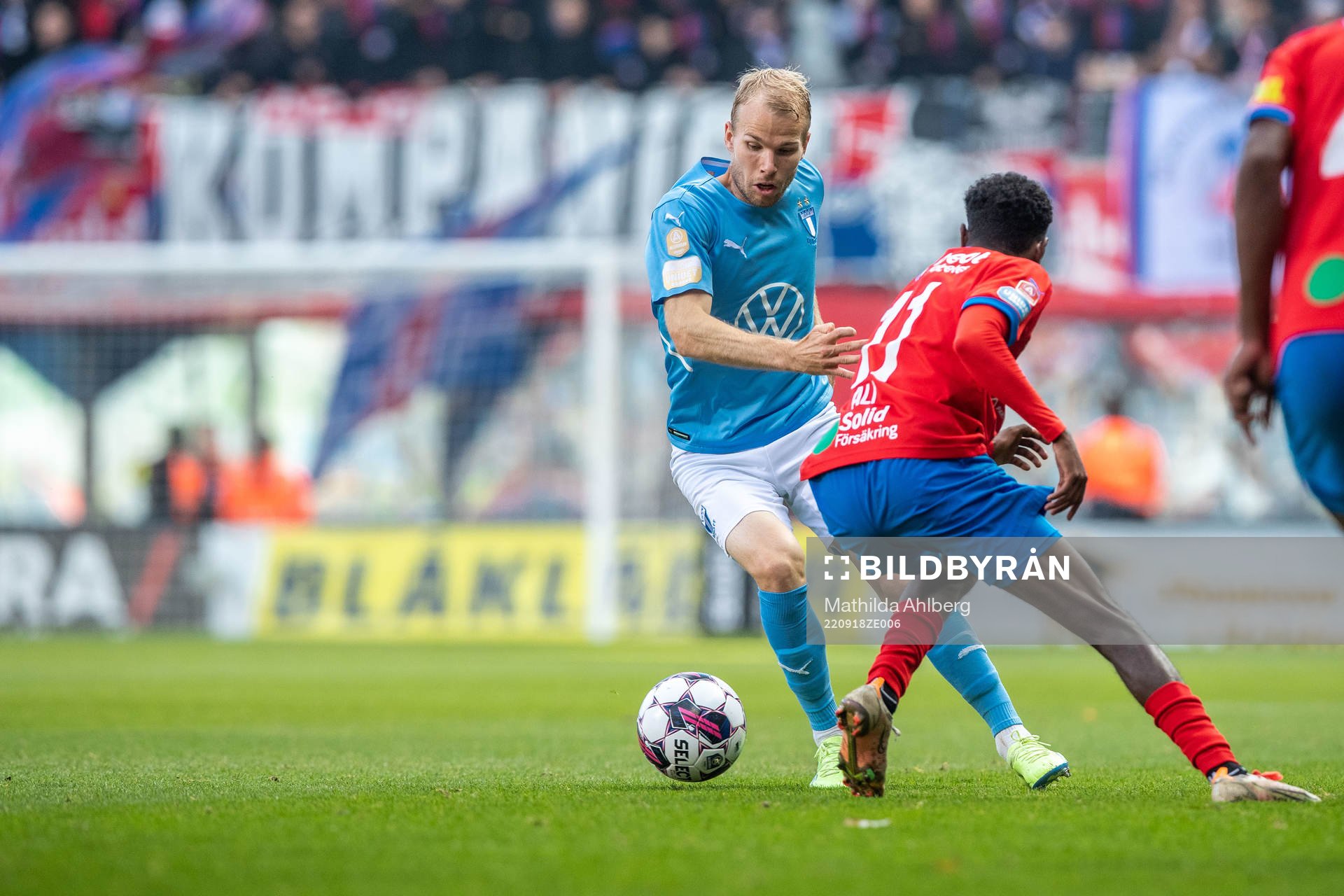 Malmö FFs Oscar Lewicki och Helsingborgs Taha Ali