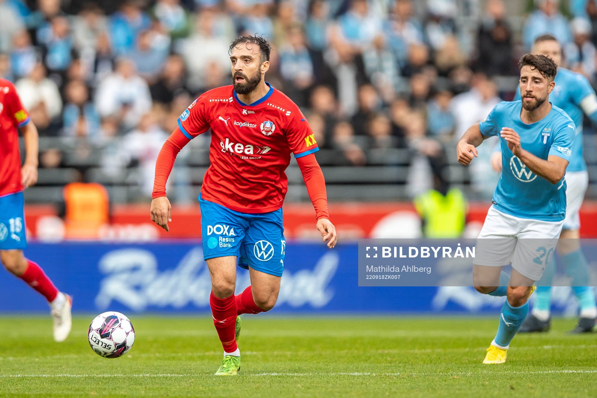 Helsingborgs Abdul Rahman Khalili och Malmö FFs Moustafa