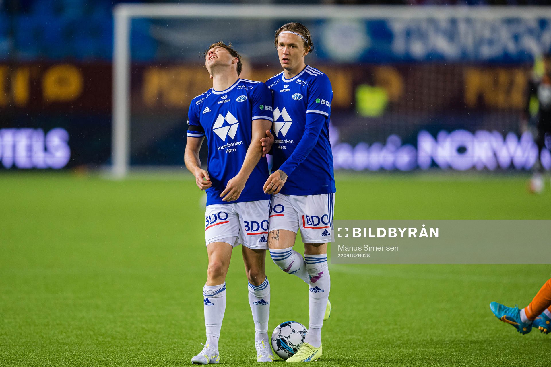 Emil Breivik and Birk Risa of Molde