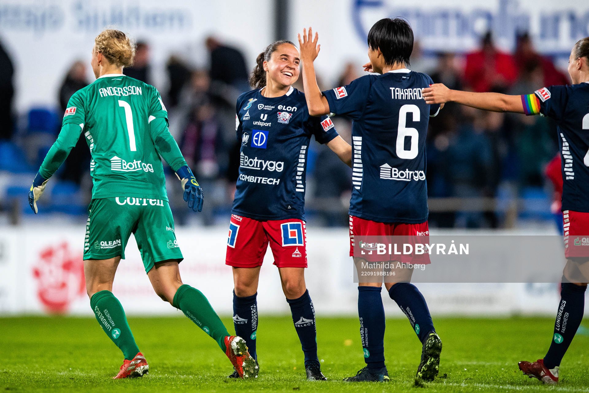 Linköpings Heidi Ellingsen jublar