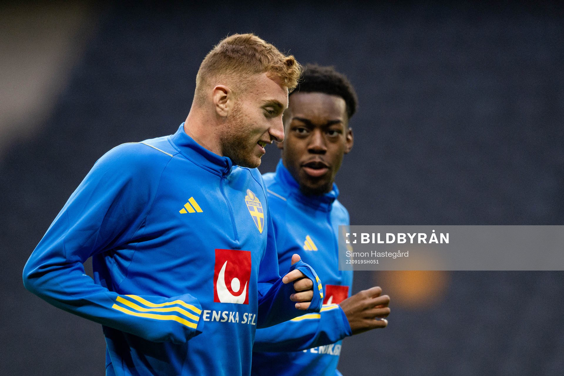 Dejan Kulusevski and Anthony Elanga