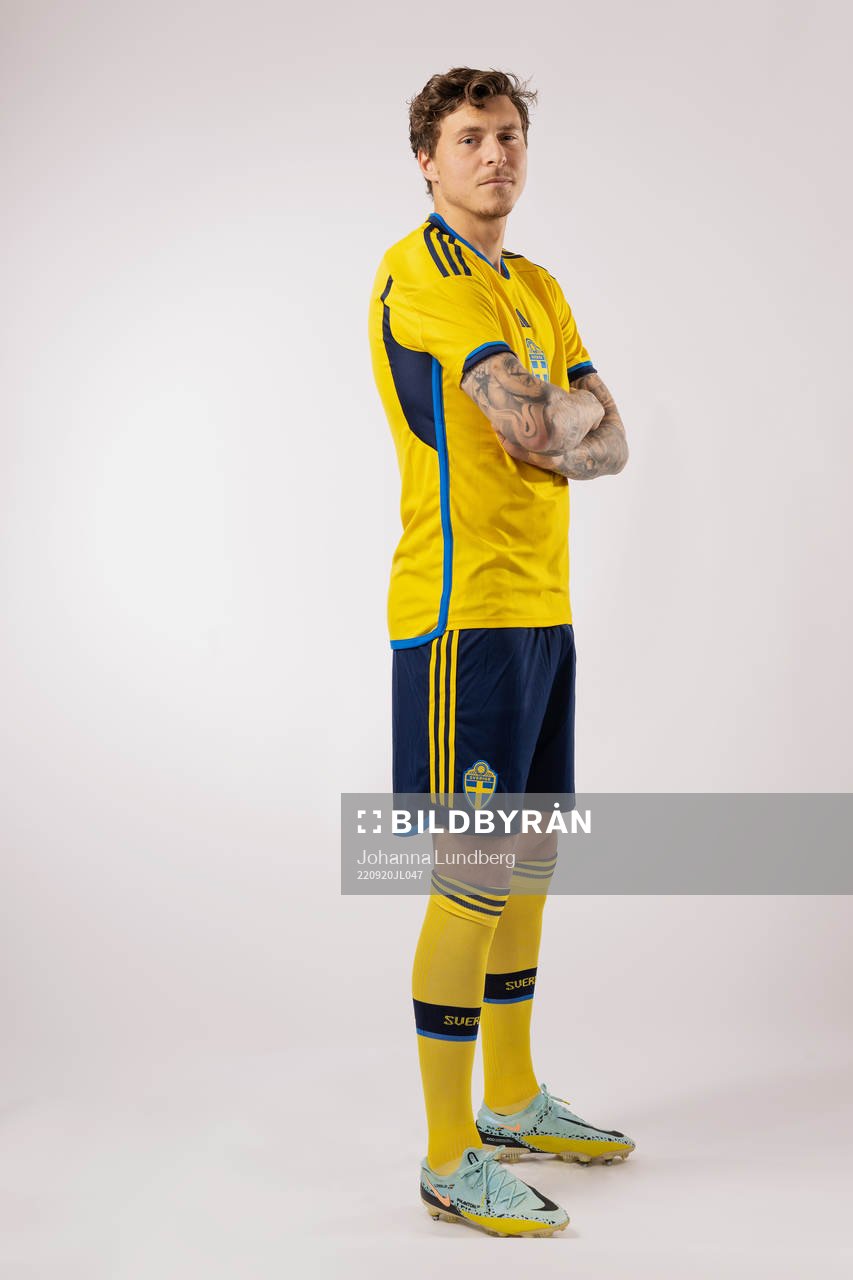 Victor Nilsson Lindelöf of the Swedish national football