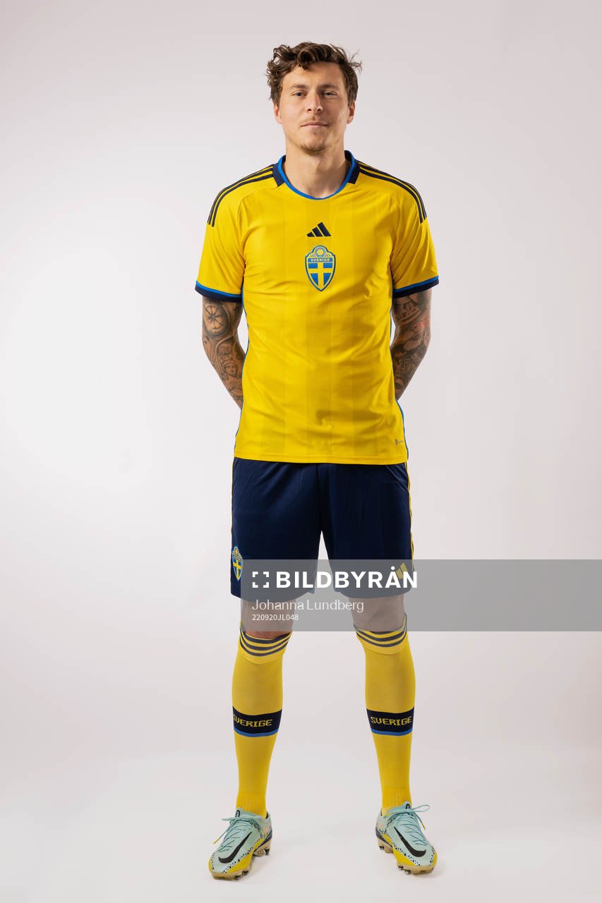 Victor Nilsson Lindelöf of the Swedish national football