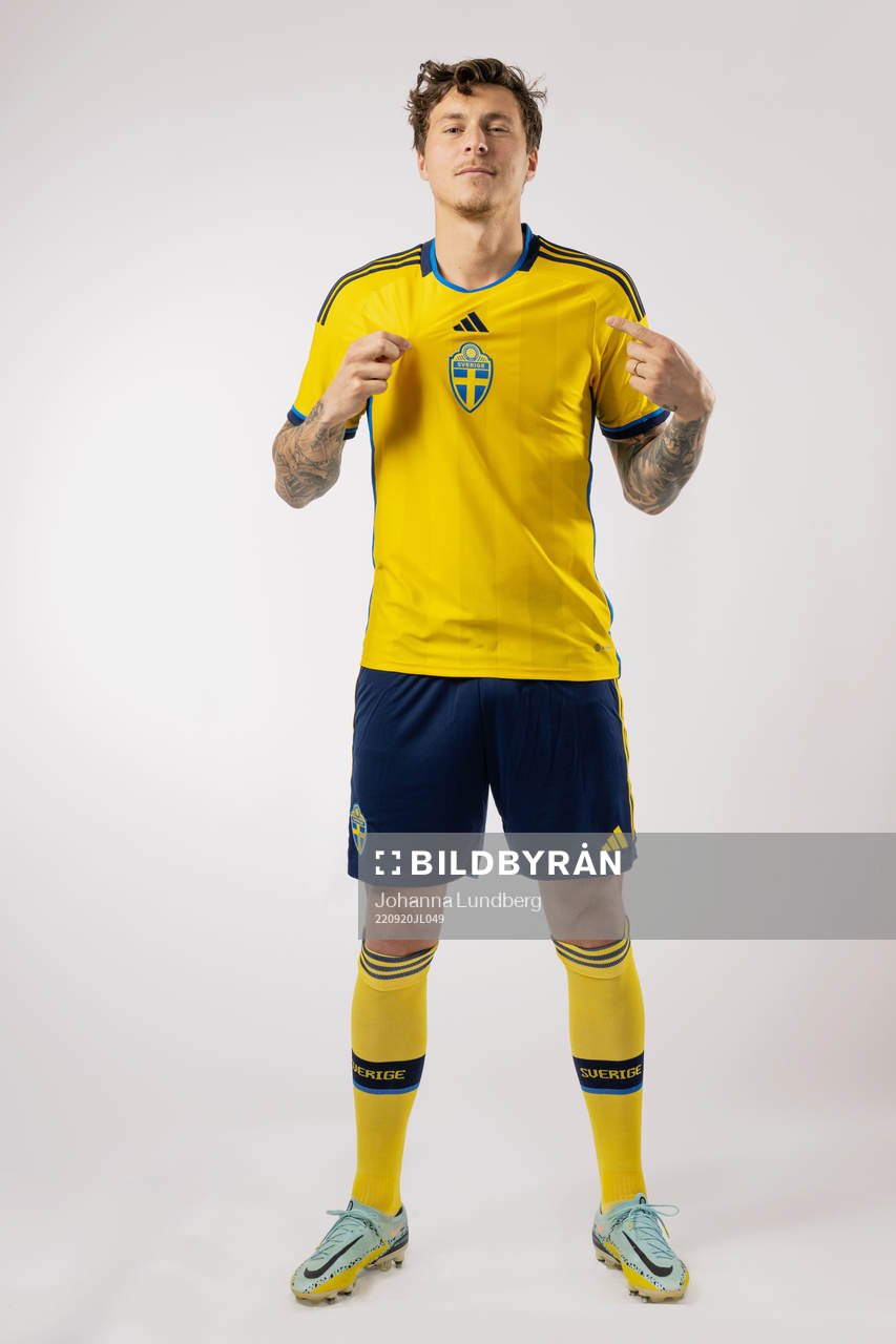 Victor Nilsson Lindelöf of the Swedish national football