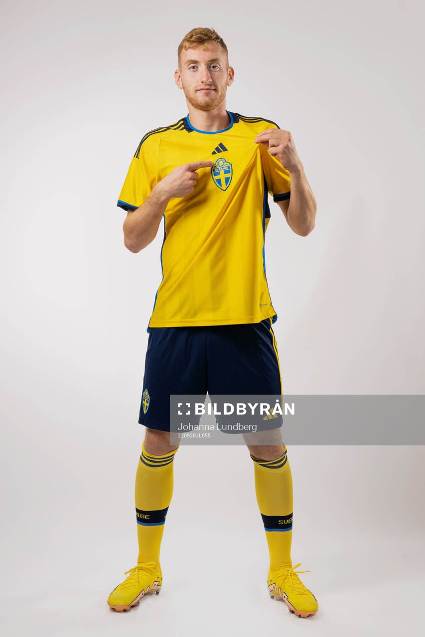 Dejan Kulusevski of the Swedish national football team