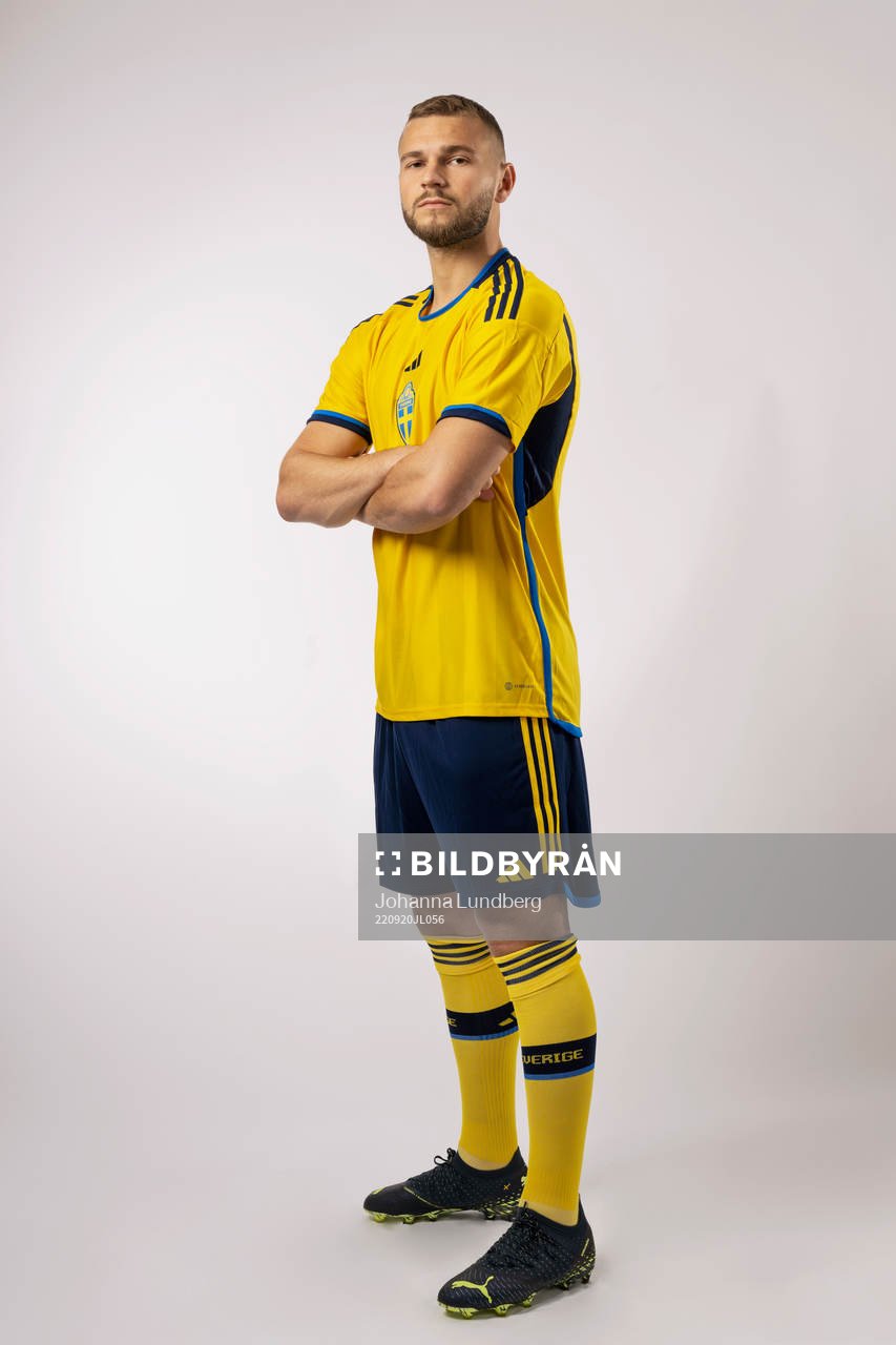 Jesper Karlström of the Swedish national football team