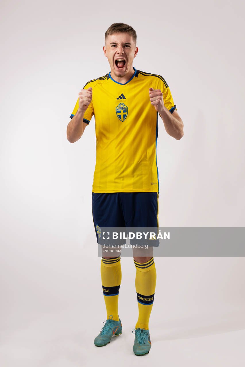 Patrik Wålemark of the Swedish national football team