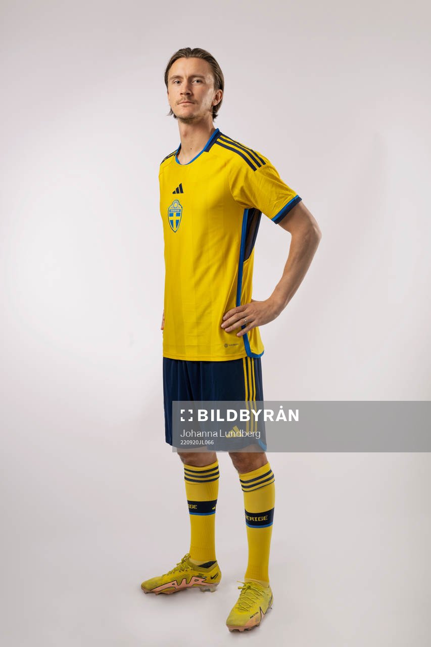 Kristoffer Olsson of the Swedish national football team
