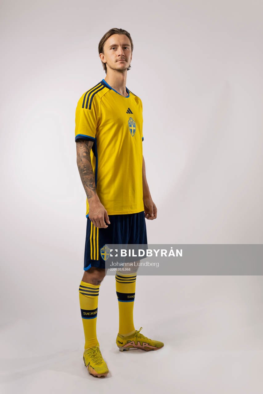 Kristoffer Olsson of the Swedish national football team