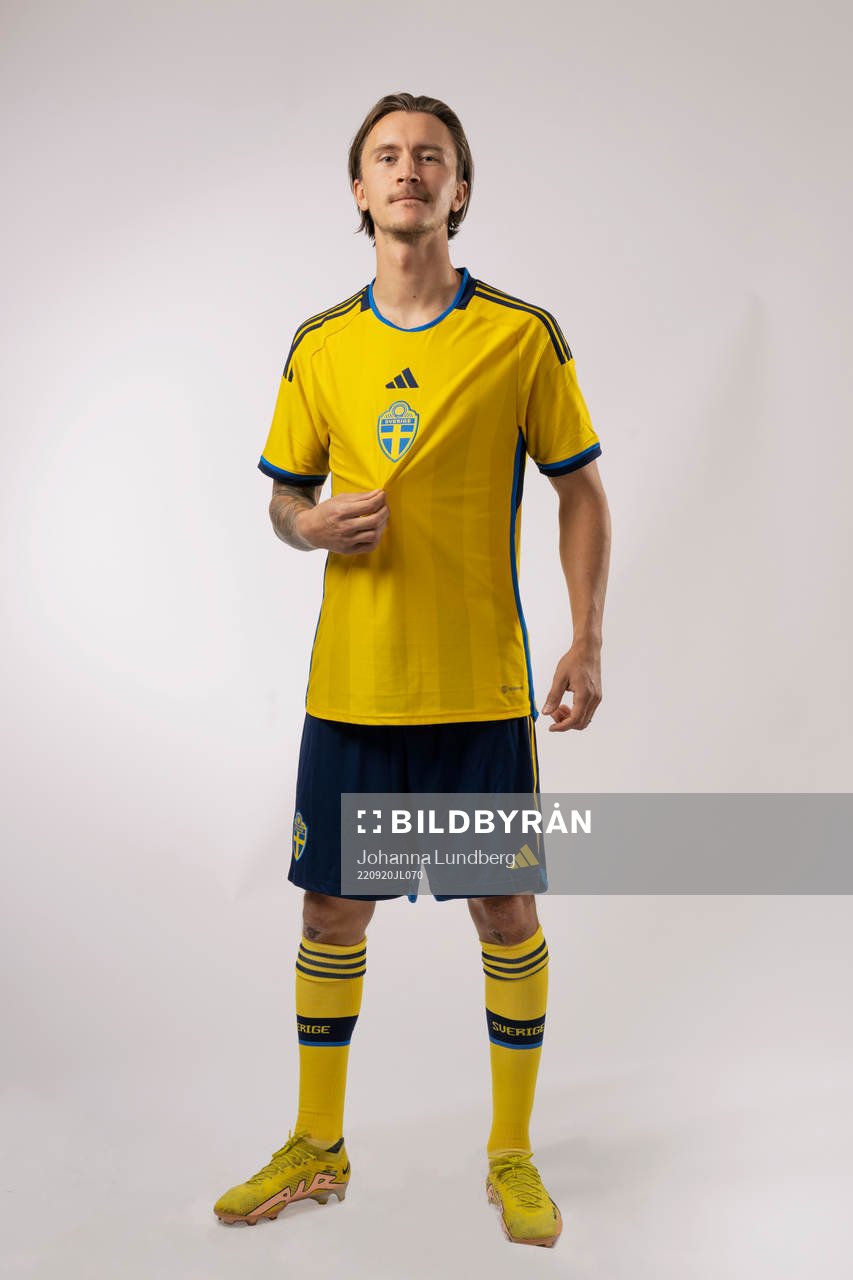 Kristoffer Olsson of the Swedish national football team