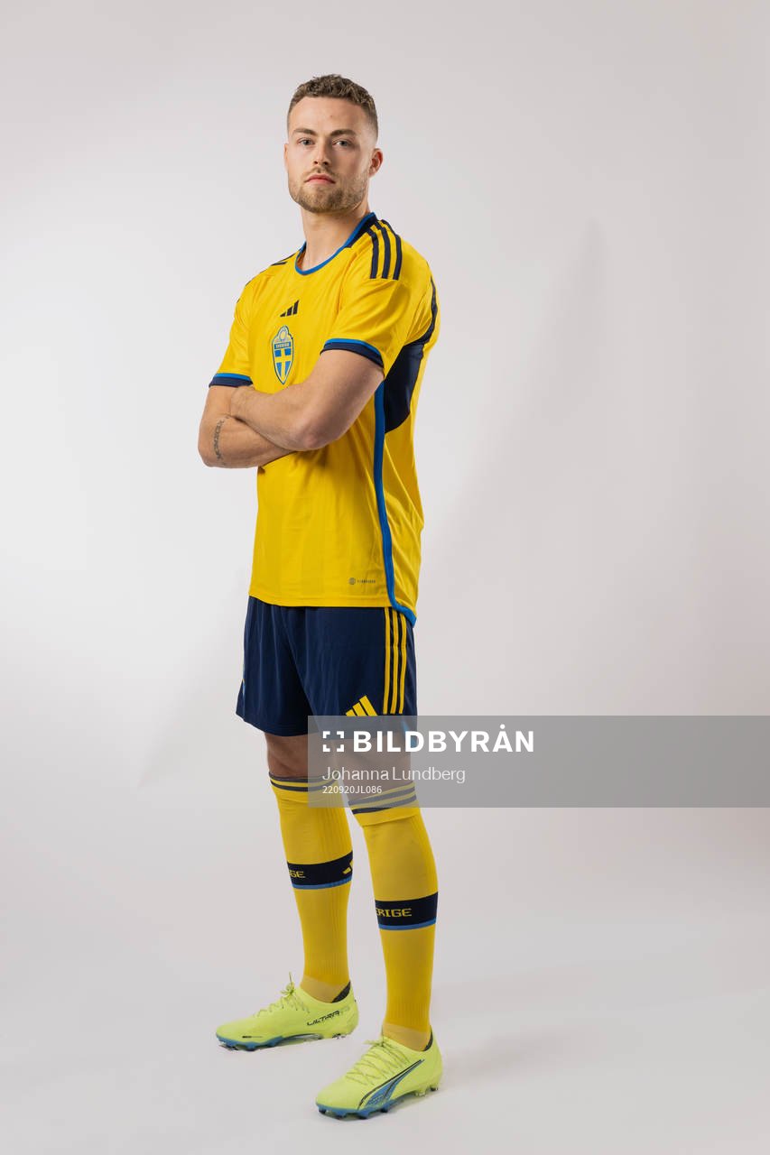Gabriel Gudmundsson of the Swedish national football team