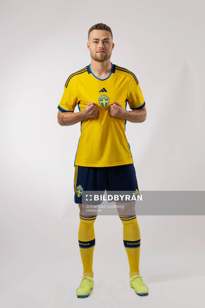Gabriel Gudmundsson of the Swedish national football team