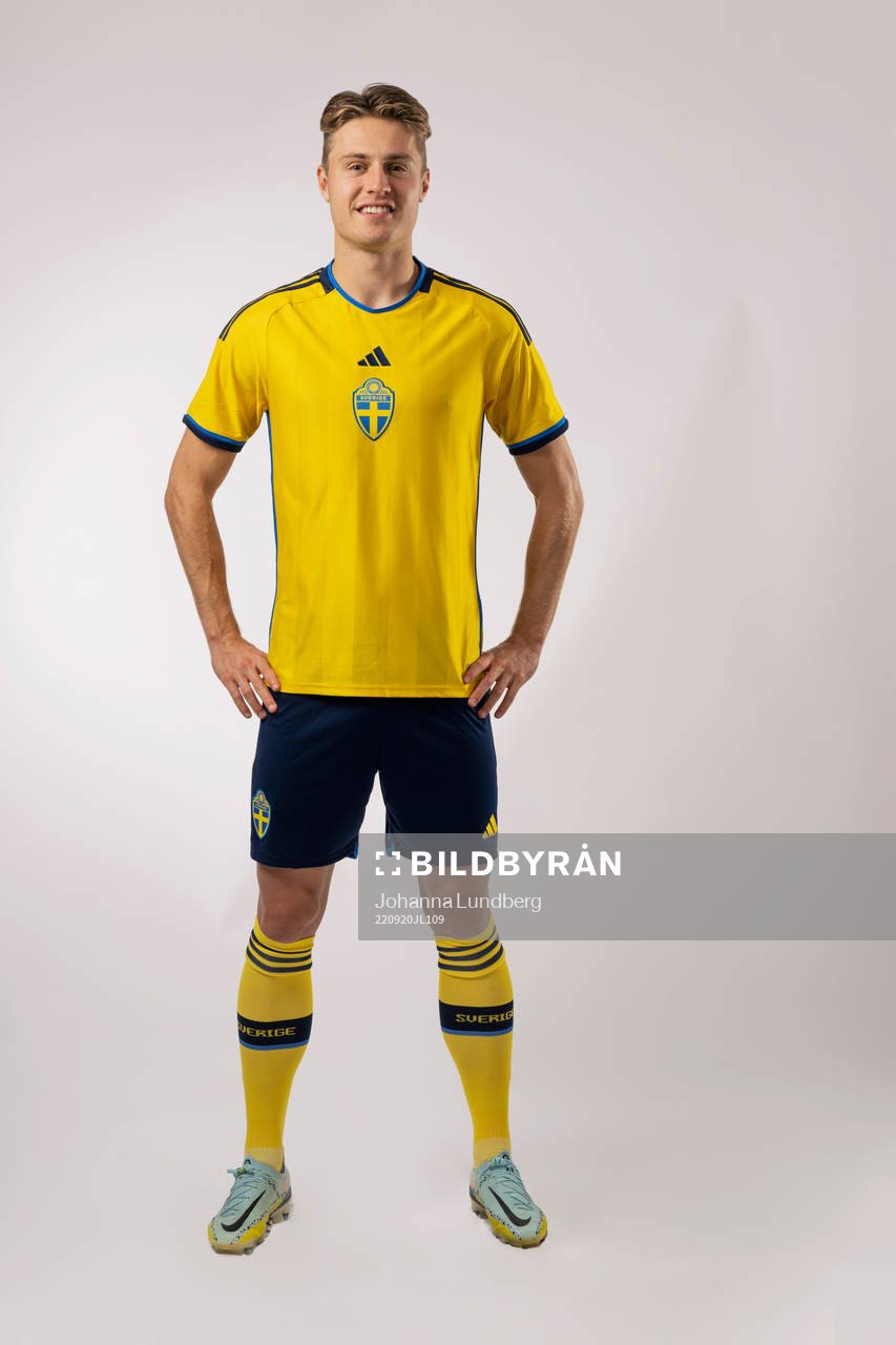 Mattias Svanberg of the Swedish national football team