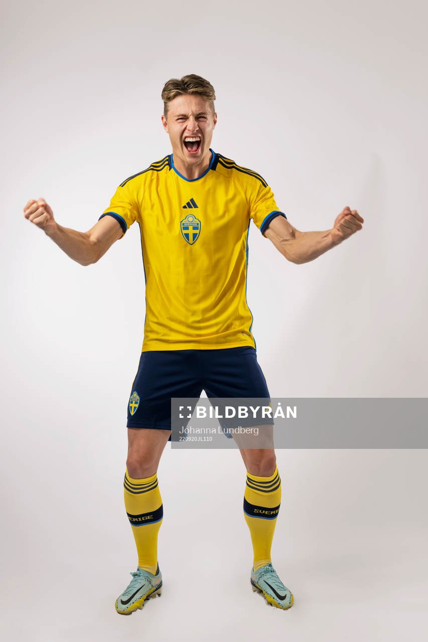 Mattias Svanberg of the Swedish national football team