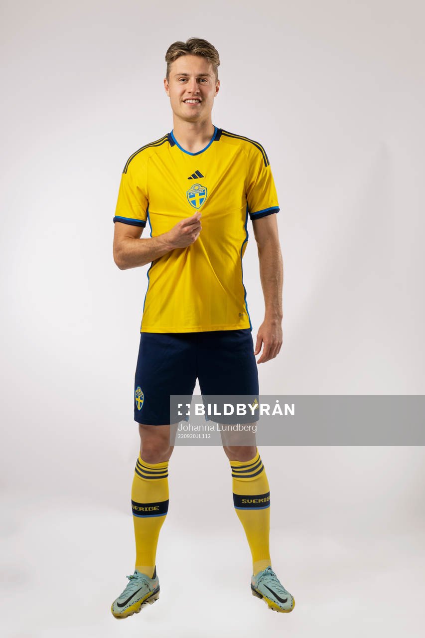Mattias Svanberg of the Swedish national football team