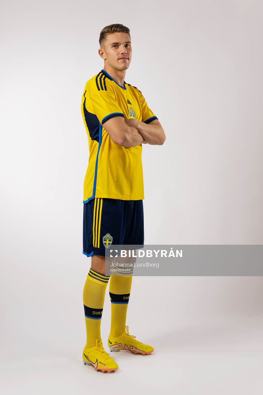 Viktor Gyökeres of the Swedish national football team