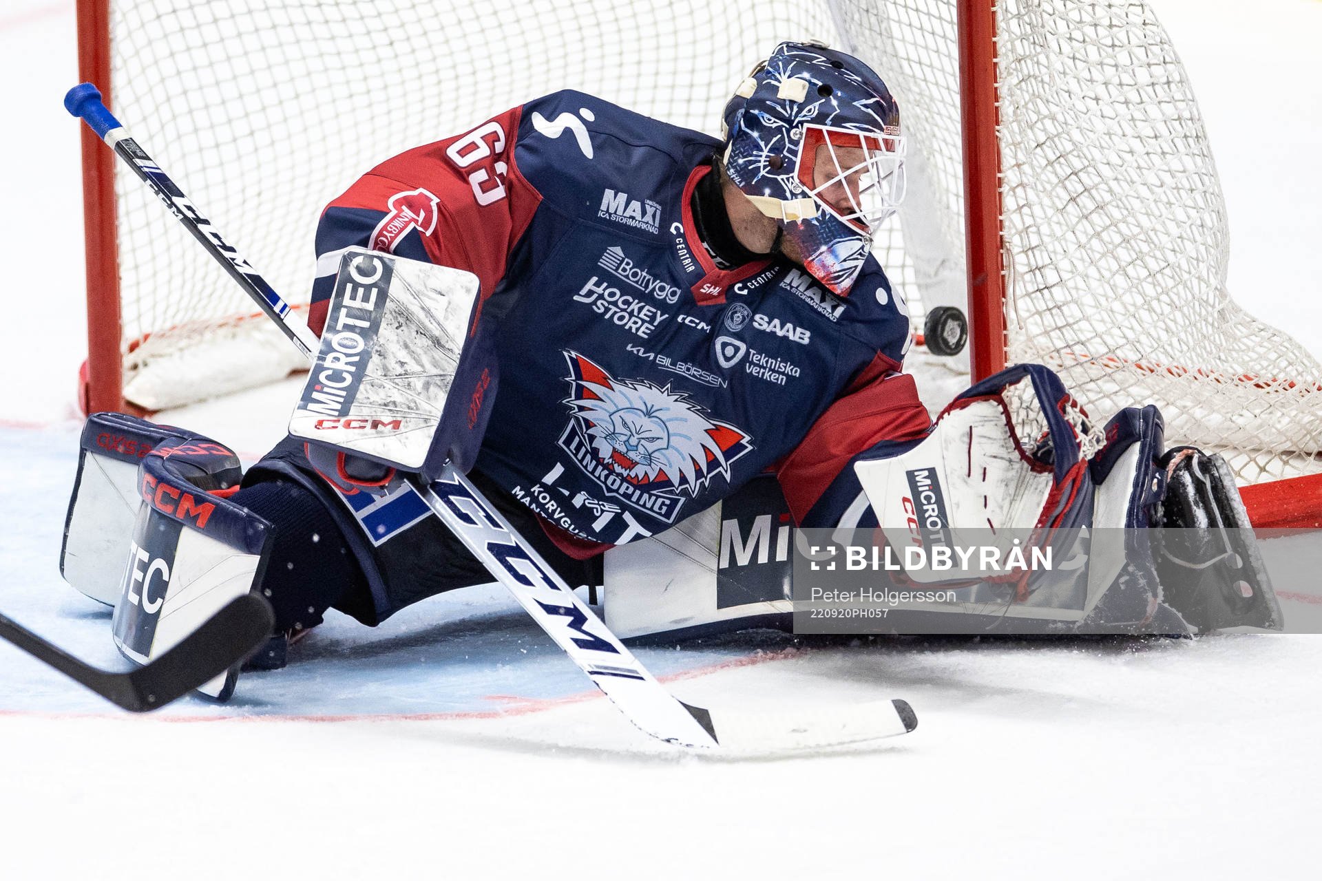 Linköpings målvakt Marcus Högberg släpper in 2-5