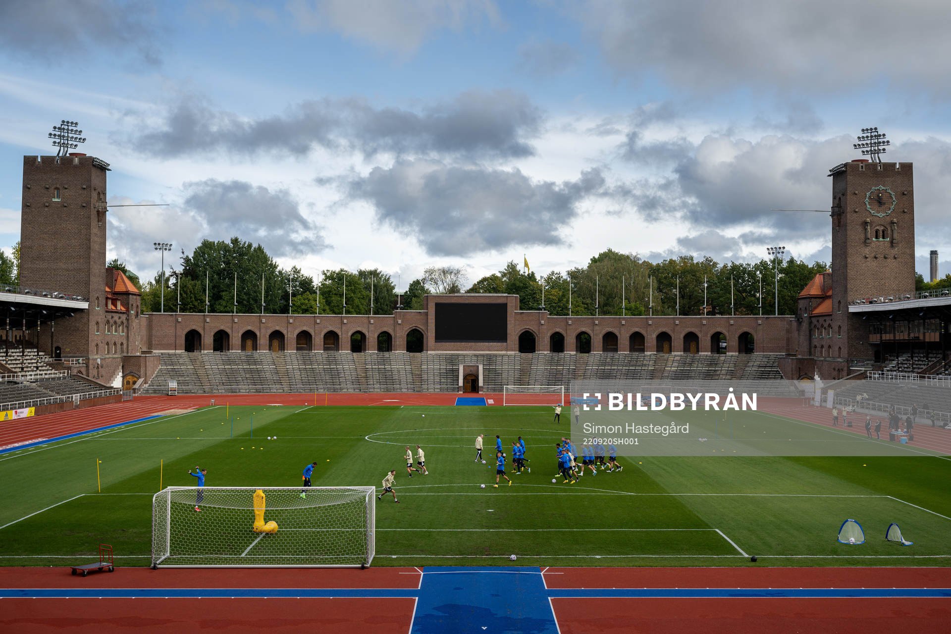 General view of Stockholm Stadion