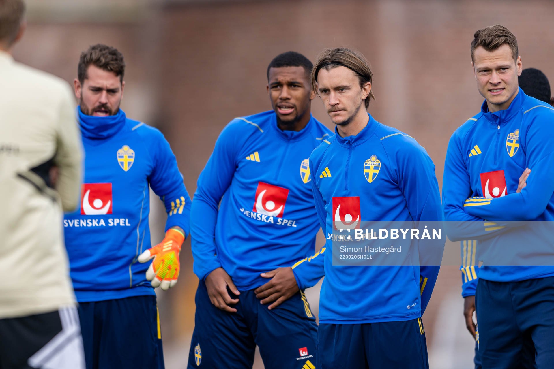 Isak Hien, Kristoffer Olsson and Viktor Claesson