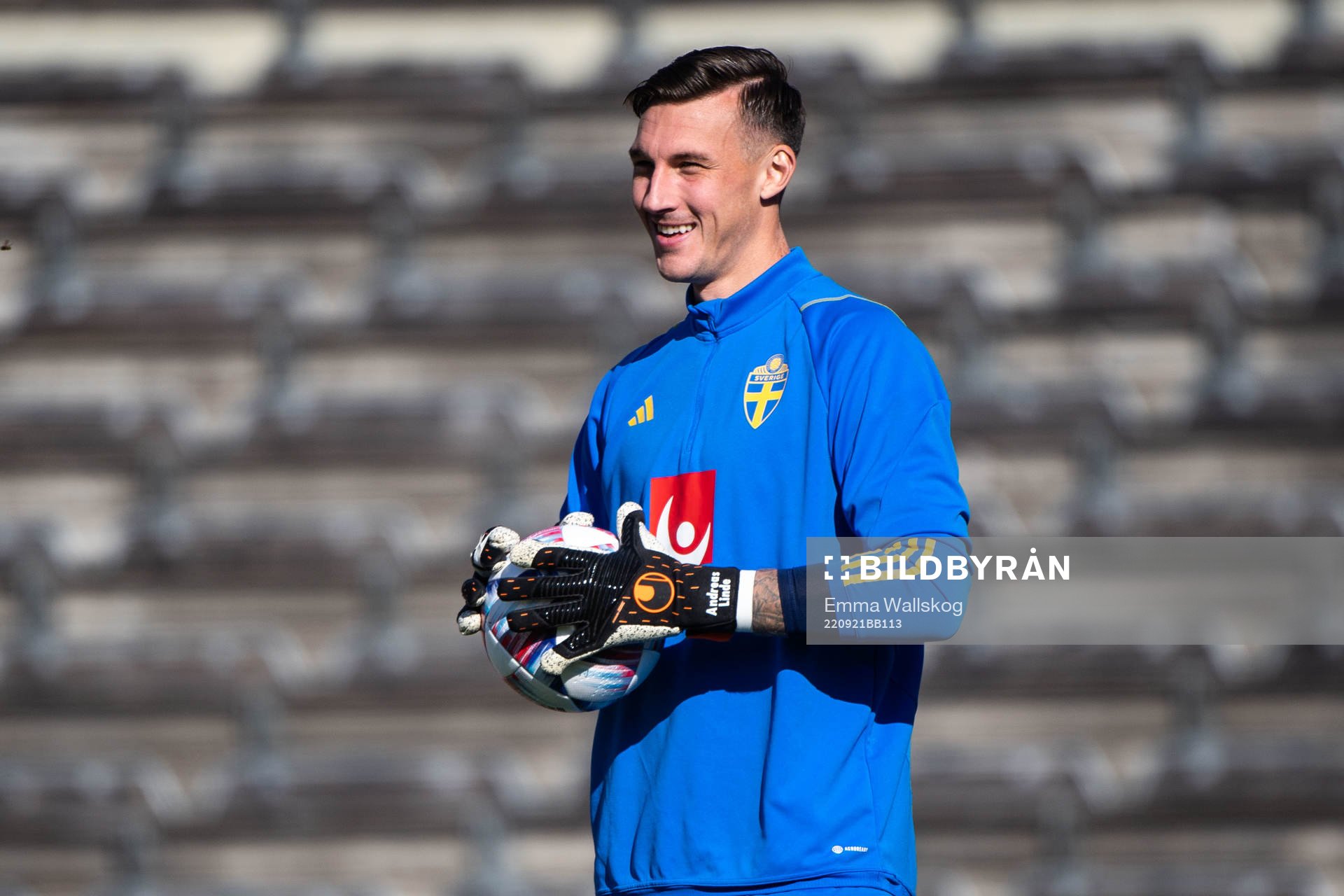 Goalkeeper Andreas Linde