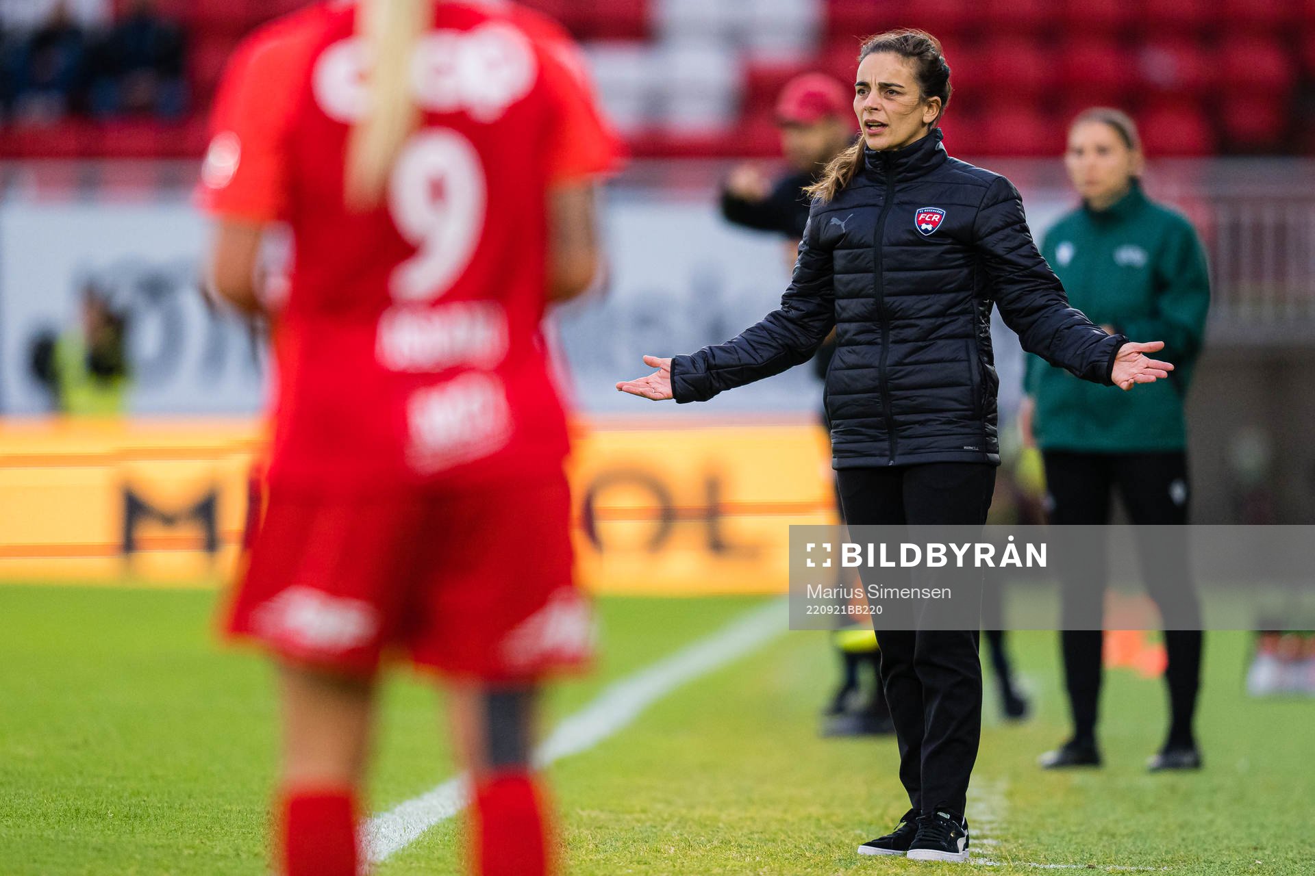 Renée Slegers, head coach of Rosengård