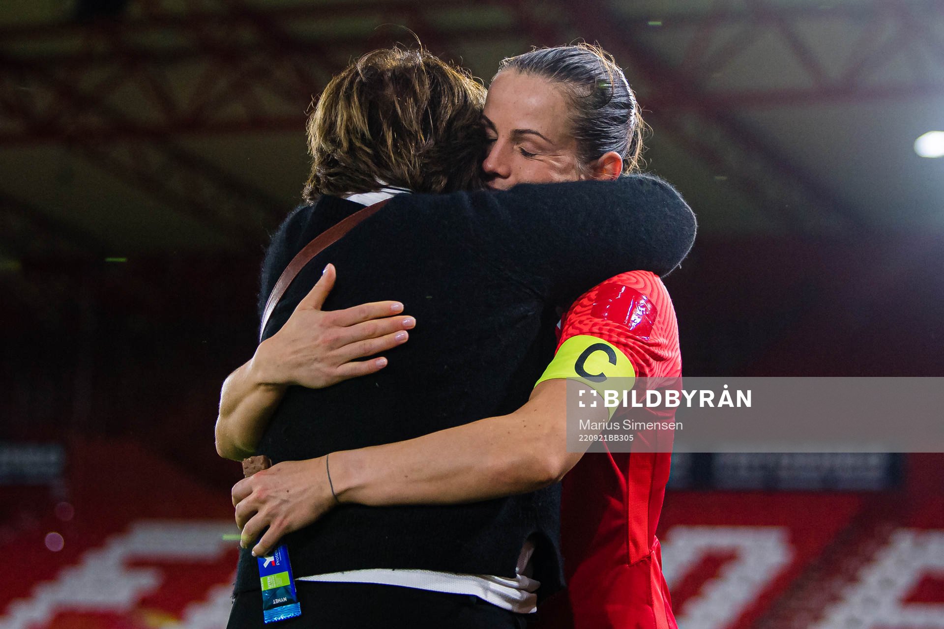 Mette Hammersland and Tuva Hansen of Brann