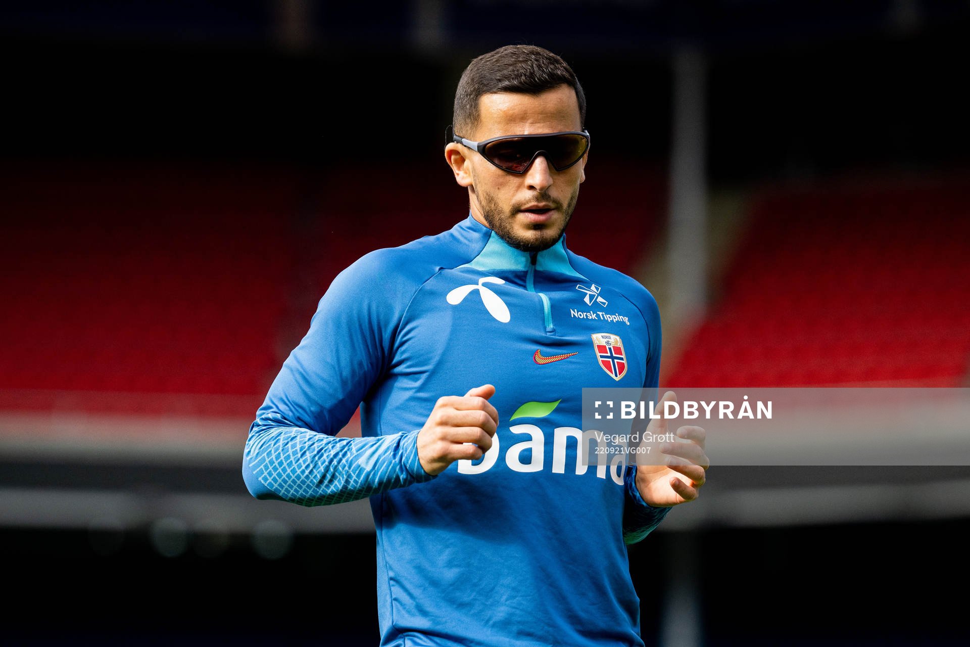 Omar Elabdellaoui of the Norwegian national football team