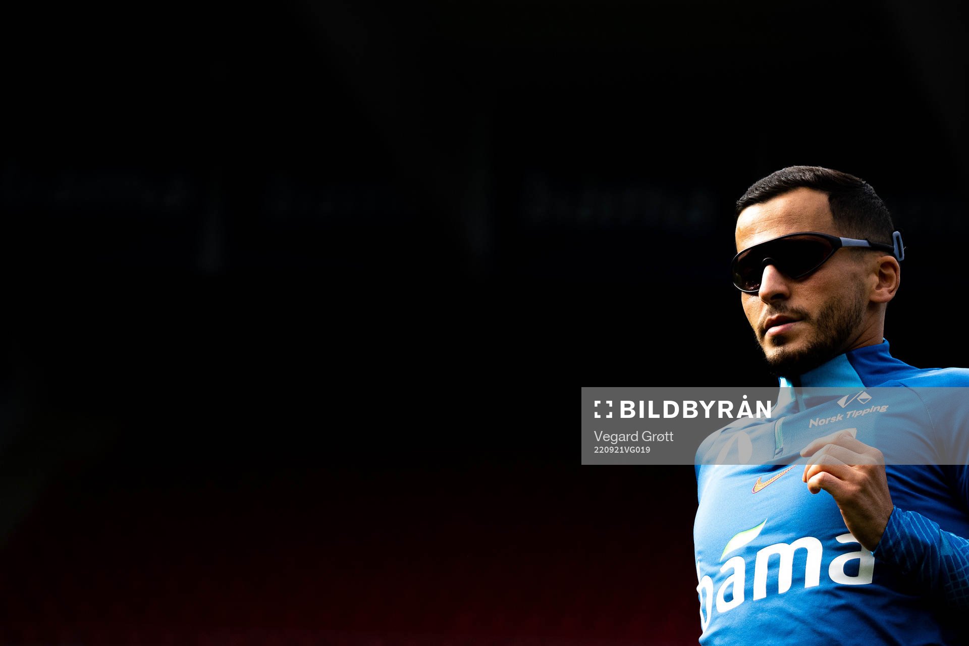Omar Elabdellaoui of the Norwegian national football team