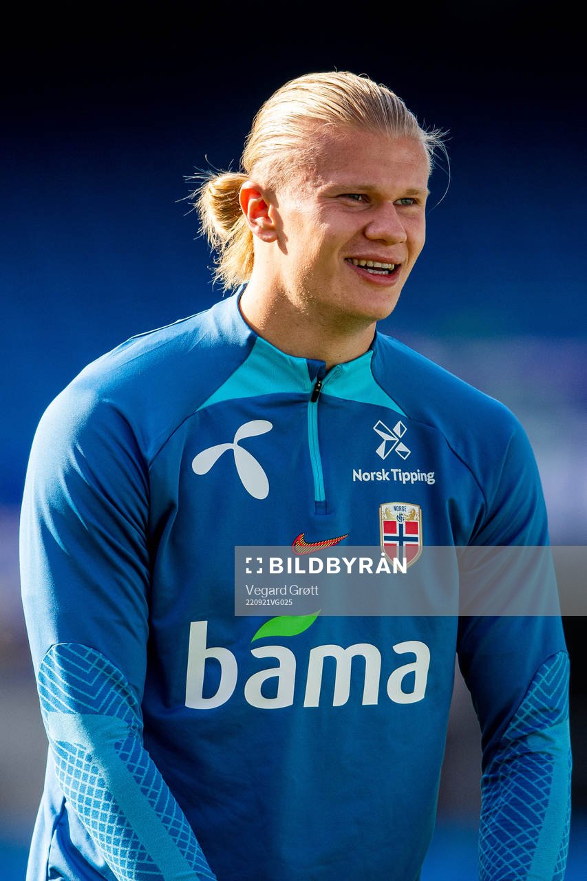Erling Braut Haaland of the Norwegian national football team