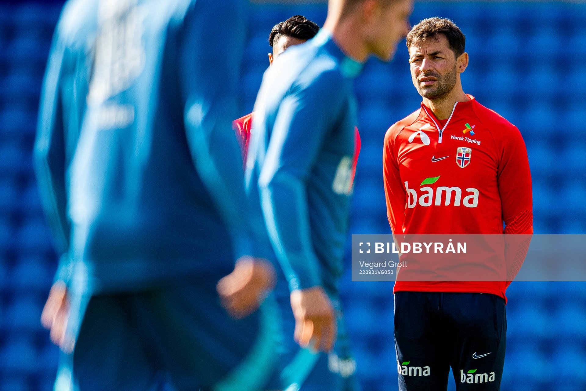 Mario Pafundi, physio of the Norwegian national football