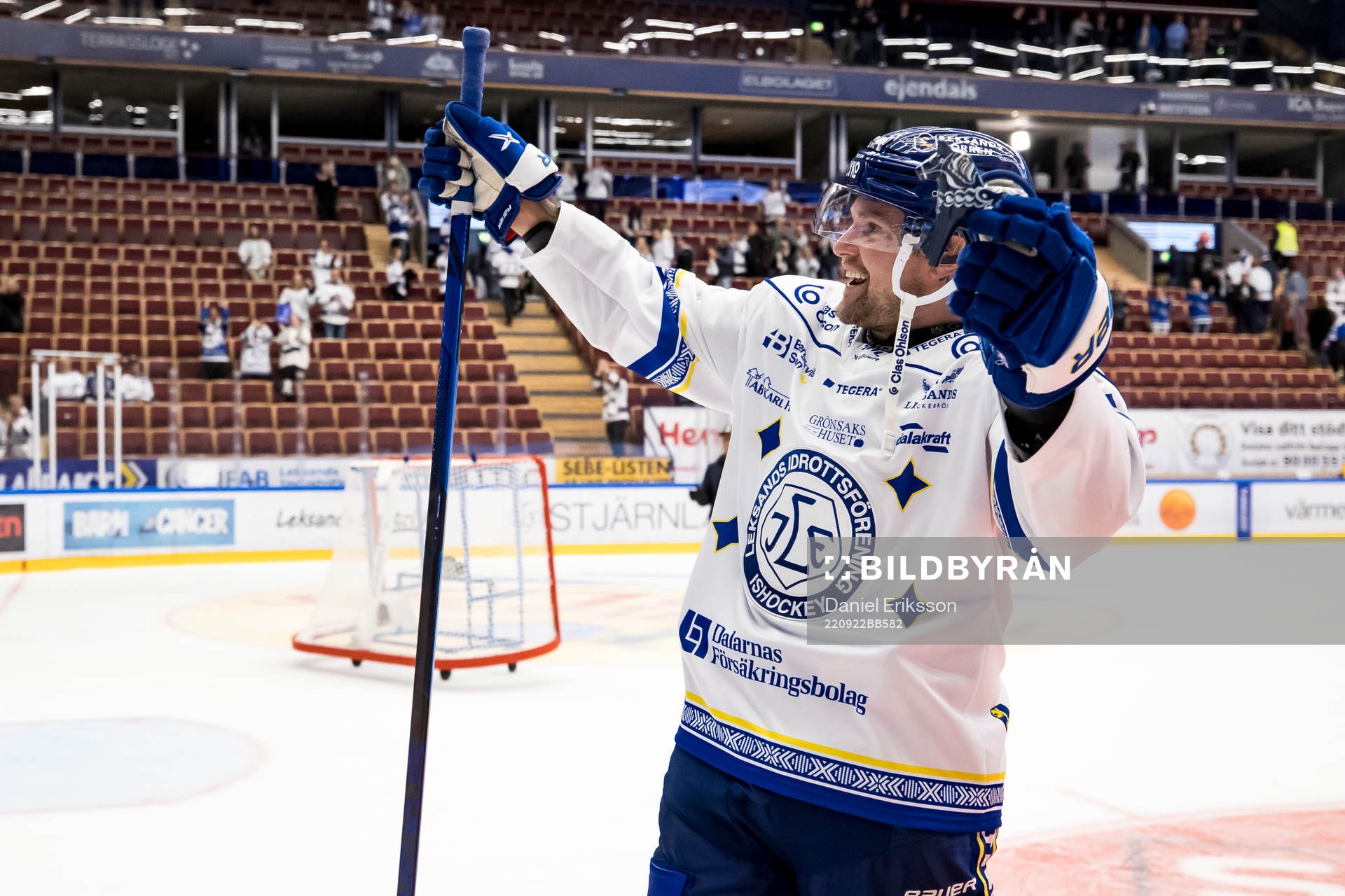 Leksands Jonas Ahnelöv jubel