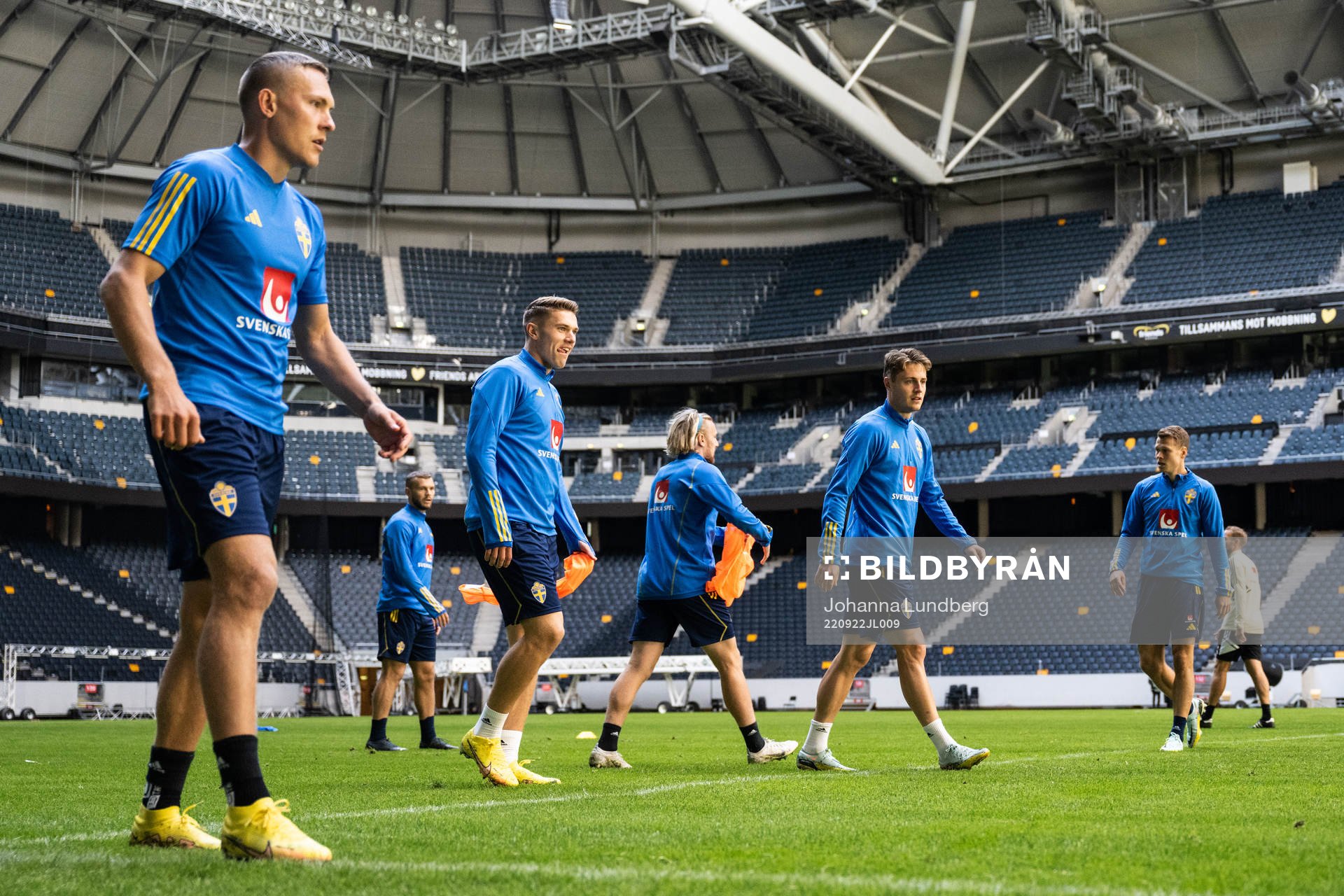 Ludwig Augustinsson, Viktor Gyökeres and Mattias Svanberg
