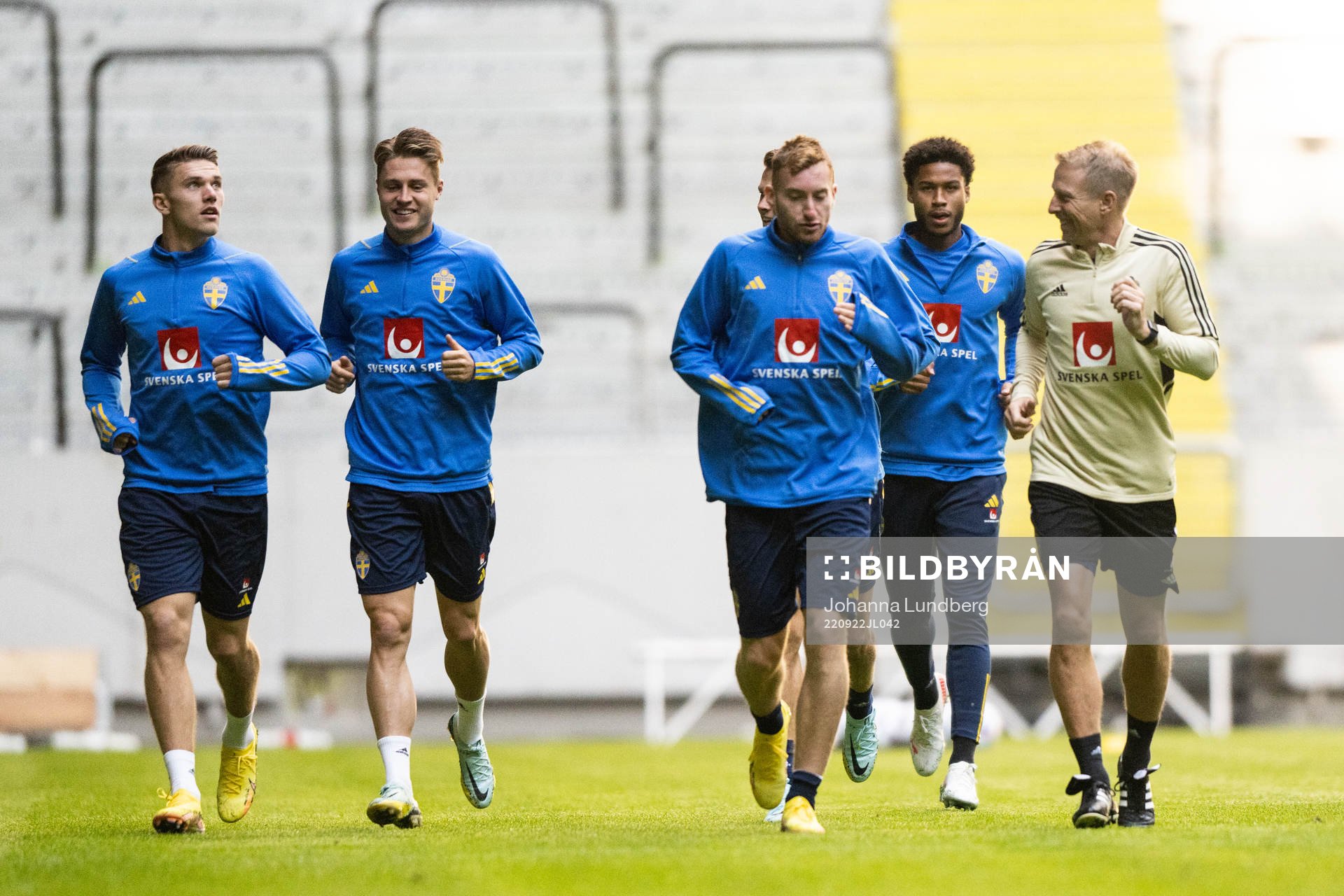 Viktor Gyökeres, Mattias Svanberg, Dejan Kulusevski and