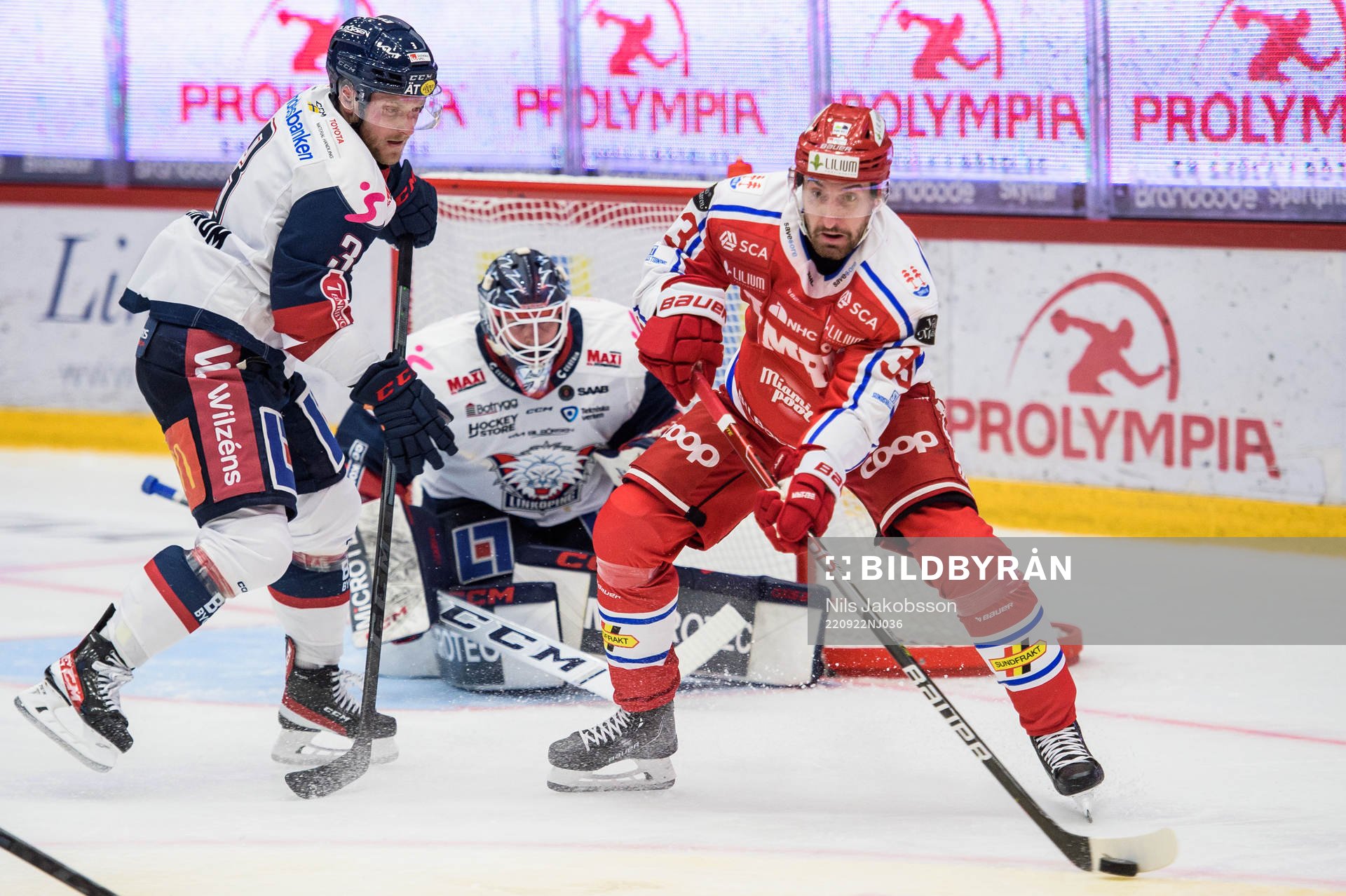 Linköpings Linus Hultström och Timrås Albin Lundin