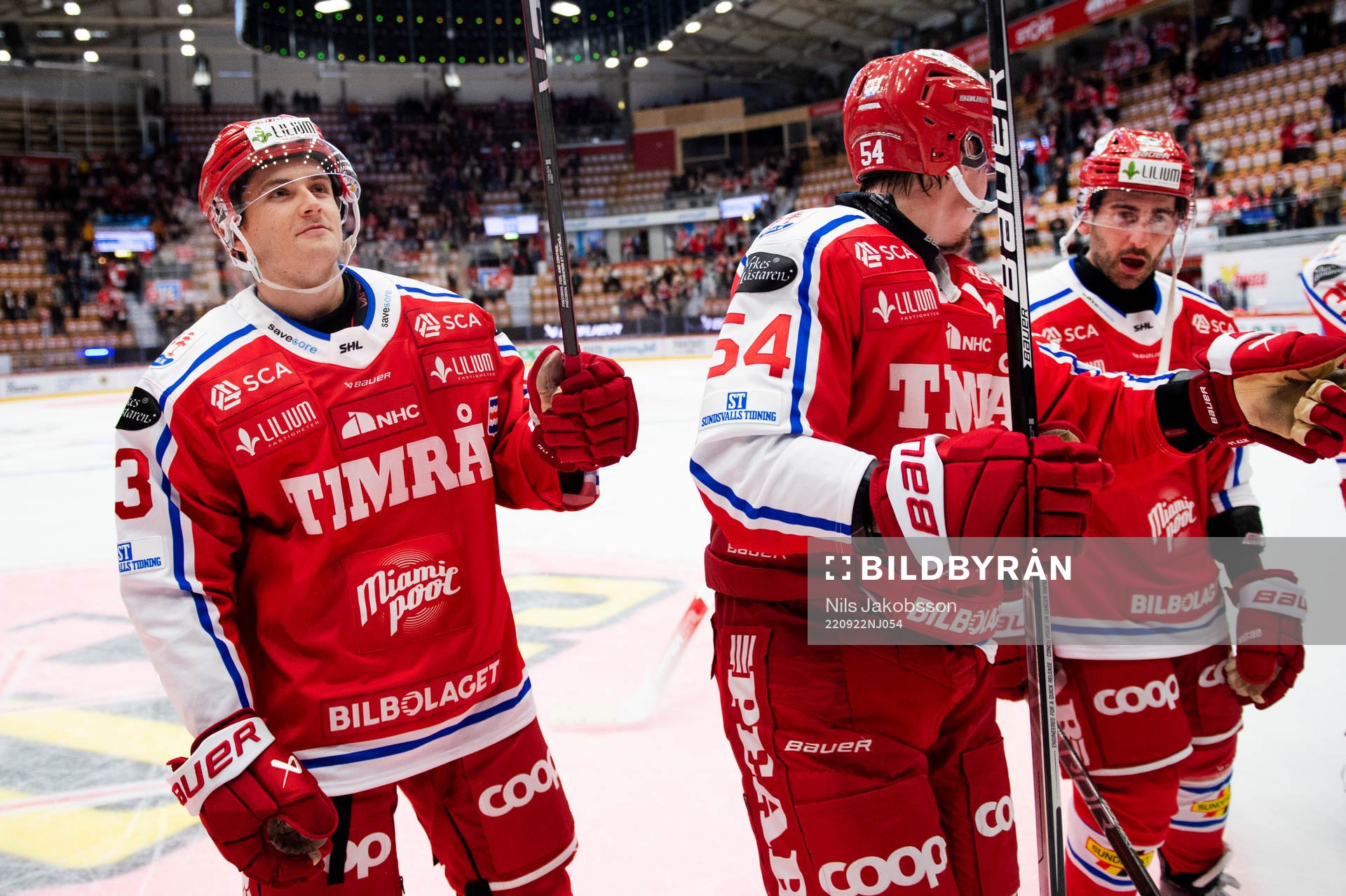 Timrås Nicholas Halloran jublar