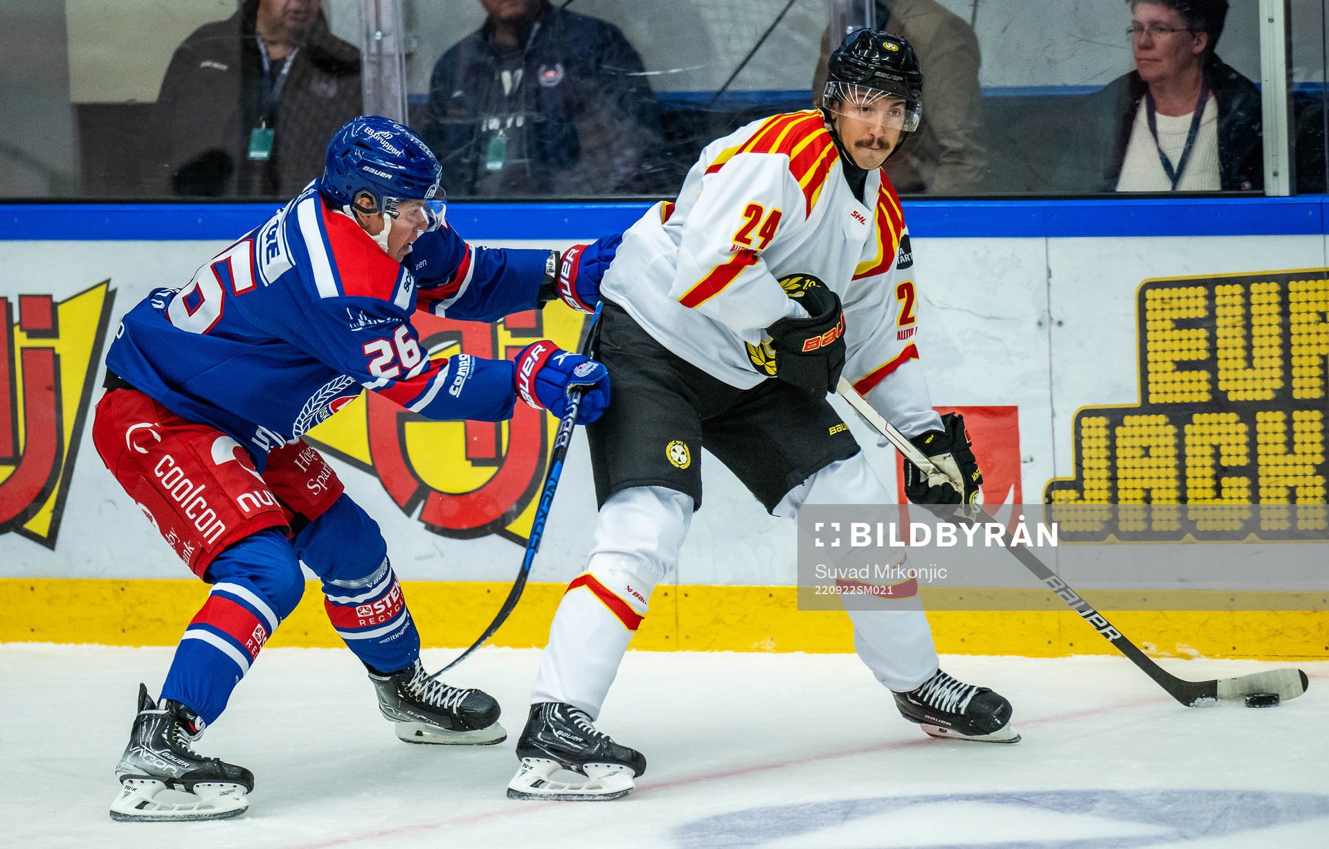 Oskarshamns Lukas Pilö och Brynäs Hannes Björninen