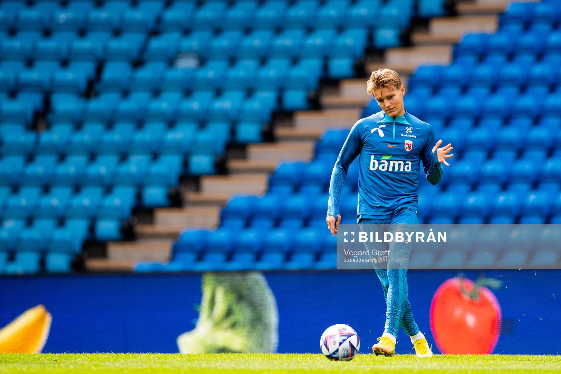 Martin Ødegaard of the Norwegian national football team