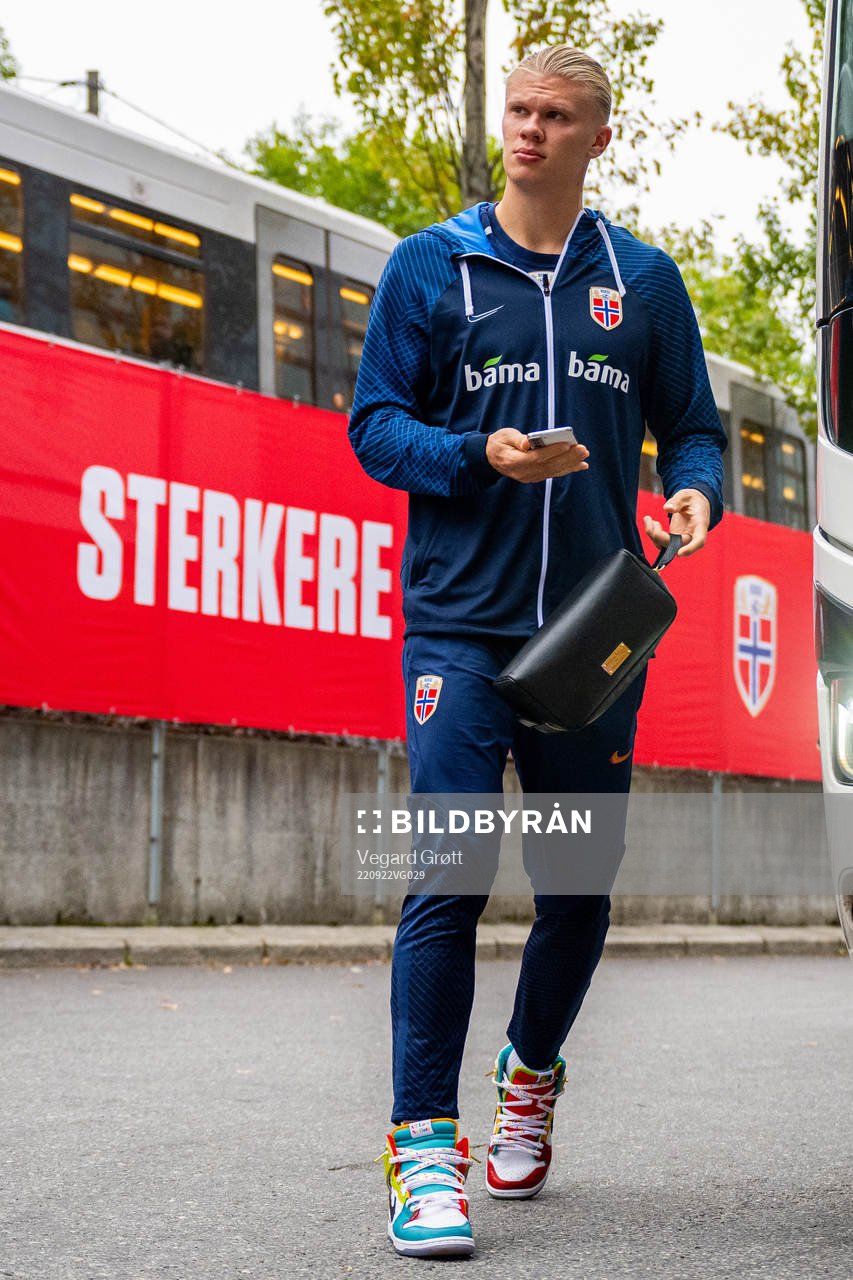 Erling Braut Haaland of the Norwegian national football team