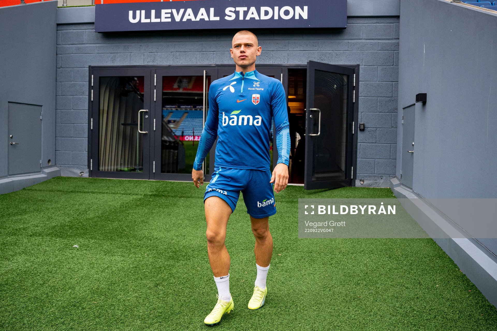 Julian Ryerson of the Norwegian national football team