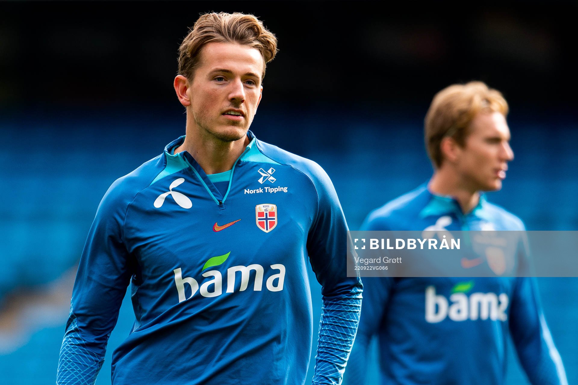 Sander Berge of the Norwegian national football team