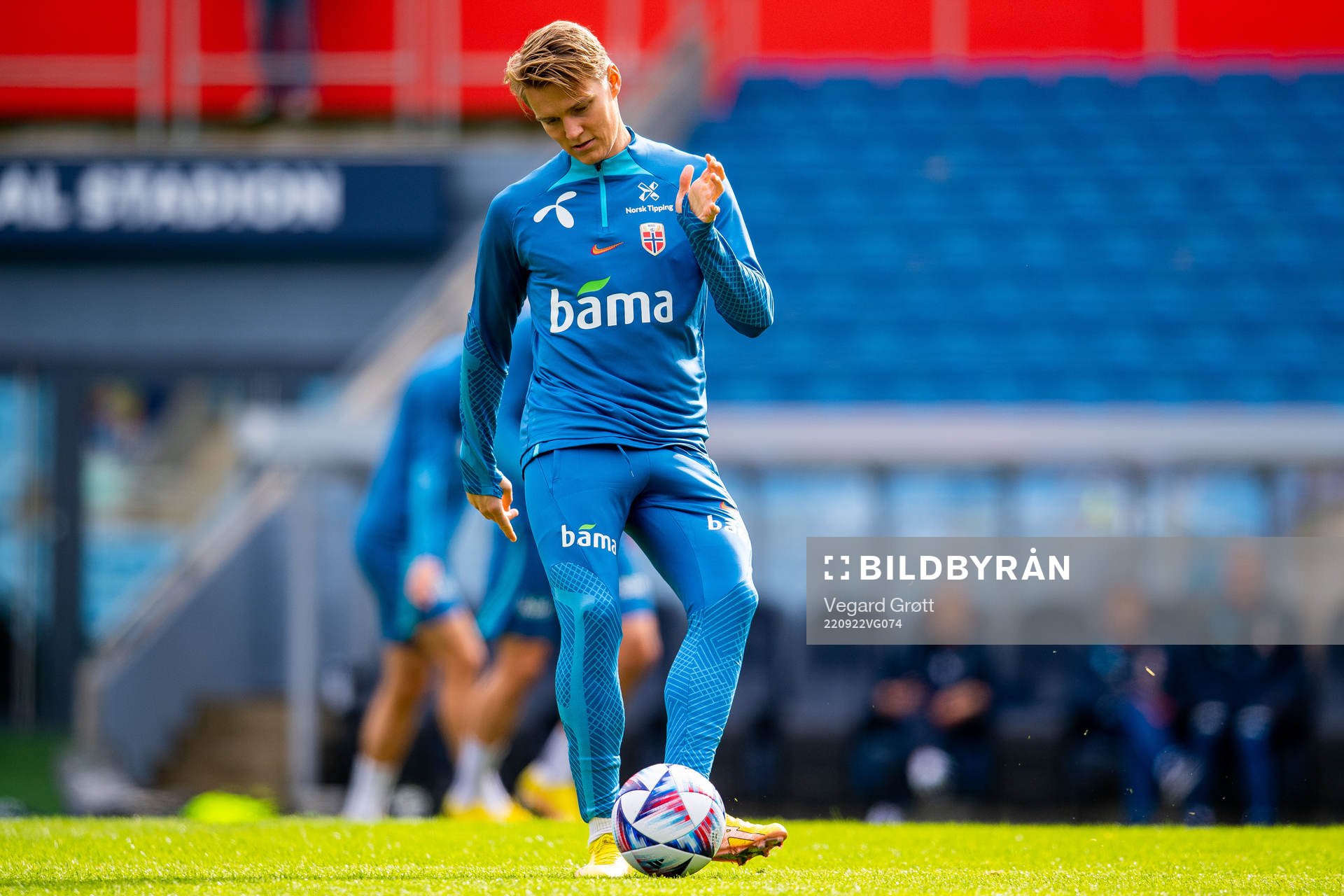 Martin Ødegaard of the Norwegian national football team
