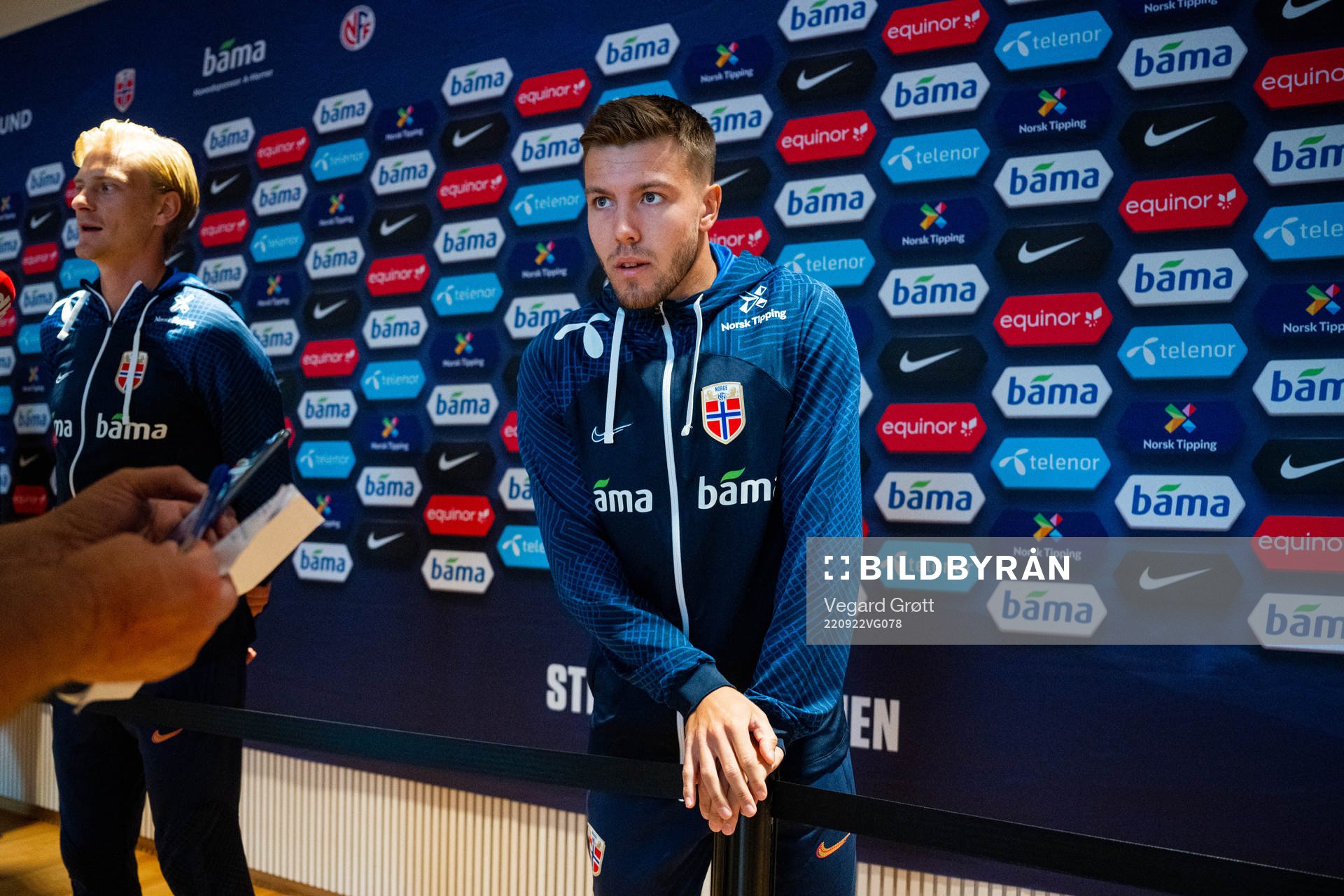 Fredrik André Bjørkan of the Norwegian national football